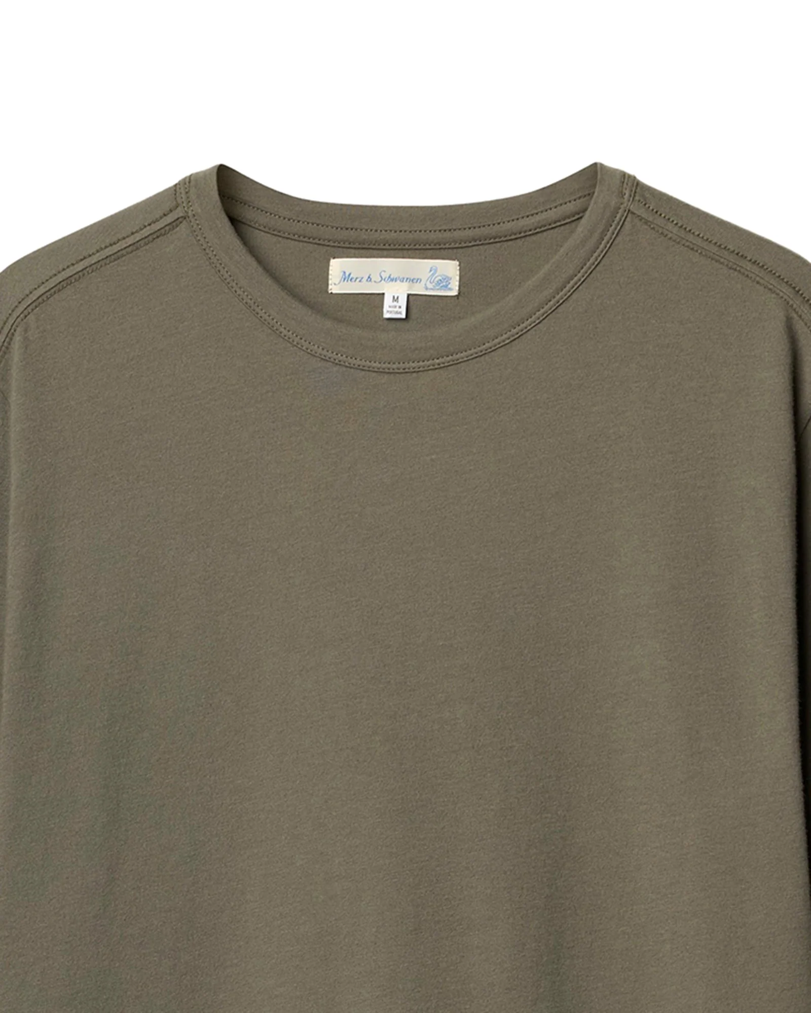 SCT04 Pima Slub Cotton Tee in Vintage Army - Image 3