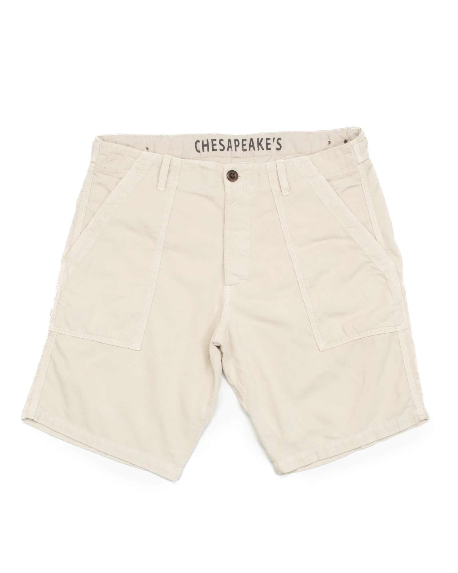 Shannon Fatigue Shorts in Stone Micro Cord