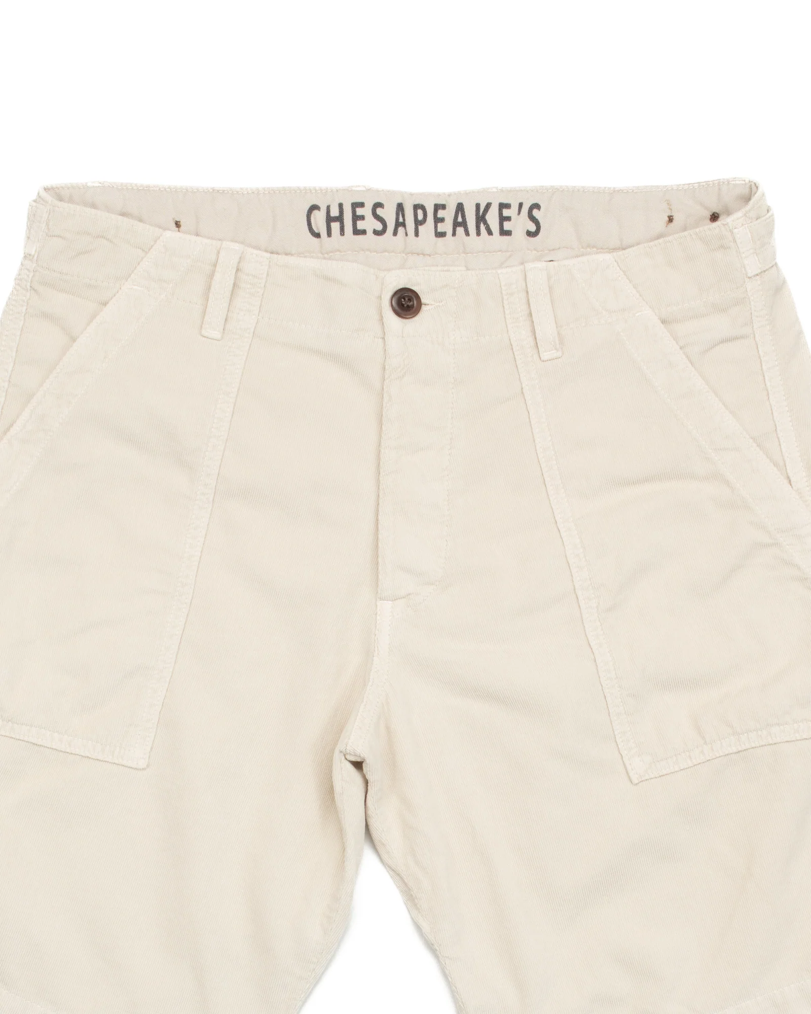 Shannon Fatigue Shorts in Stone Micro Cord - Image 2