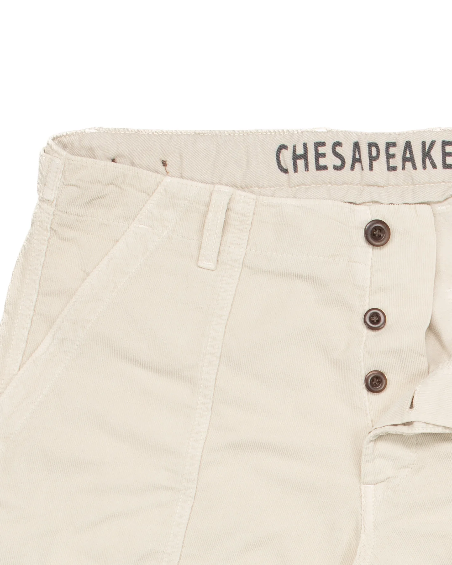 Shannon Fatigue Shorts in Stone Micro Cord - Image 4