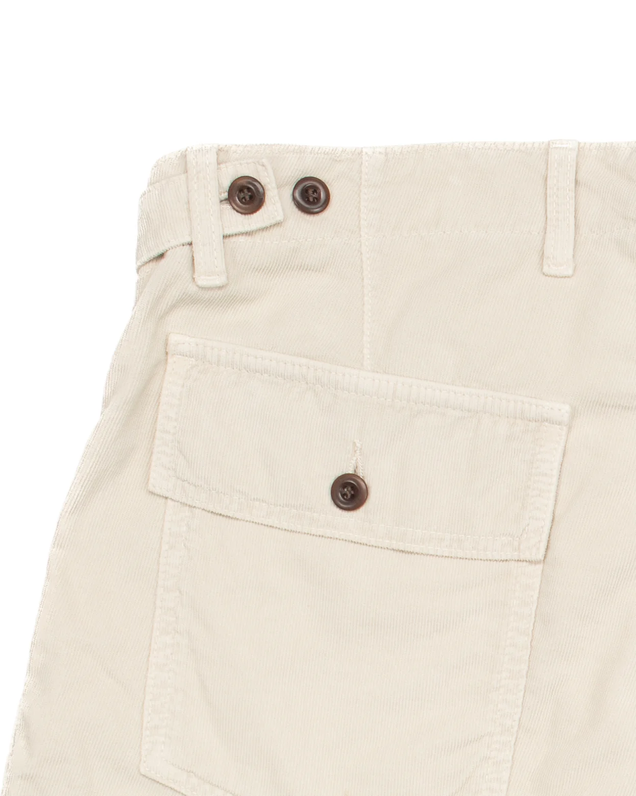 Shannon Fatigue Shorts in Stone Micro Cord - Image 5