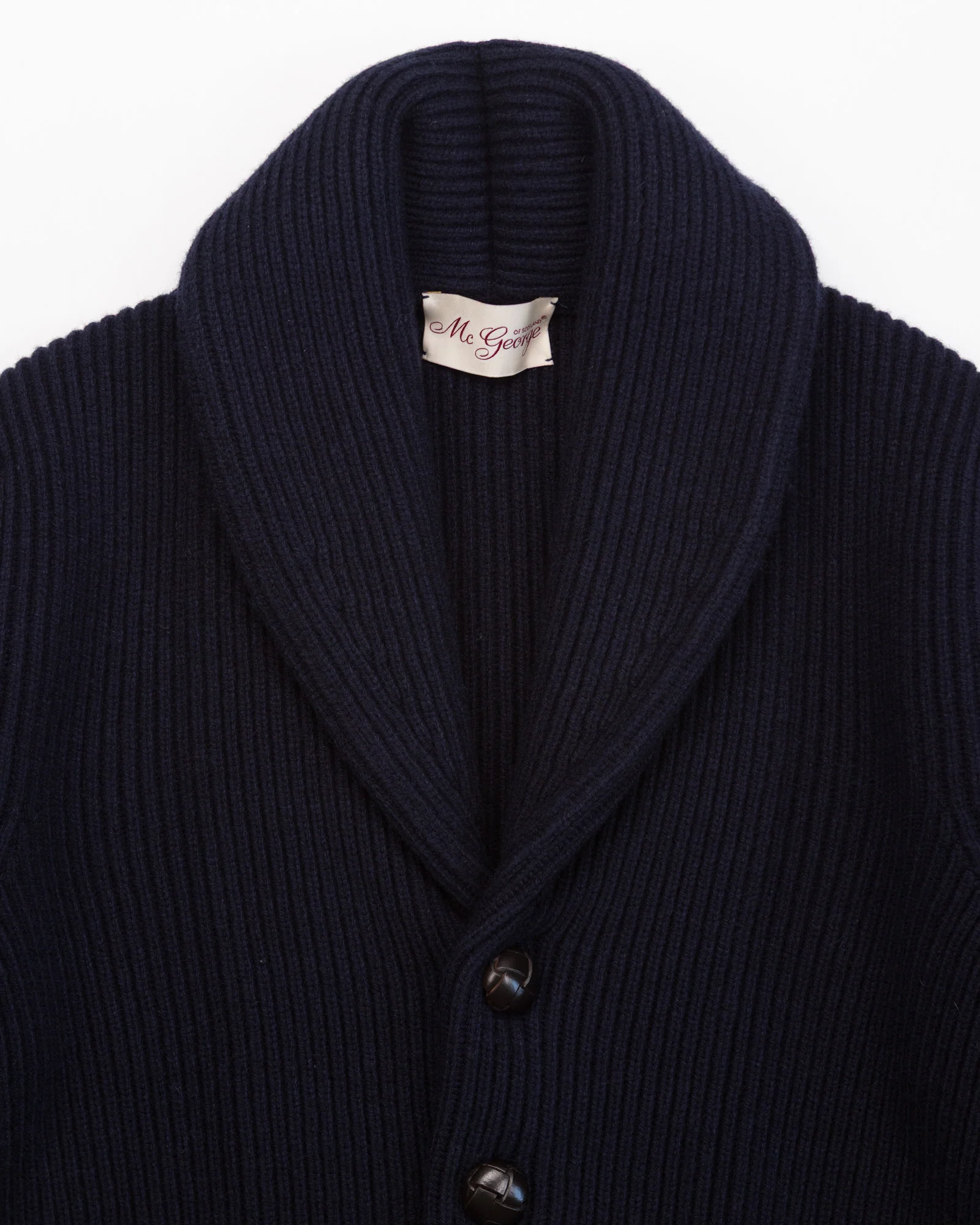 Shawl Cardigan in Navy - Image 3