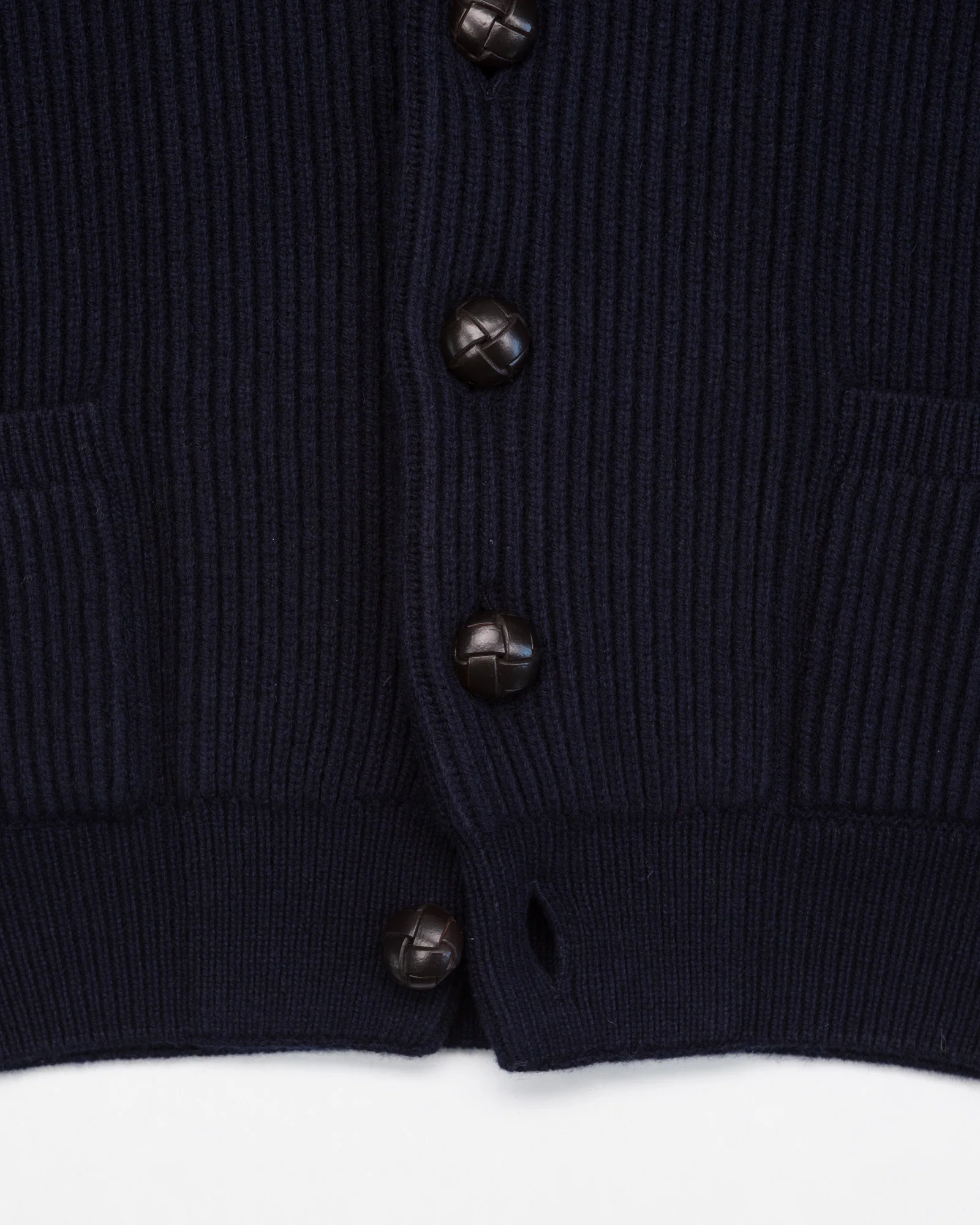 Shawl Cardigan in Navy - Image 7