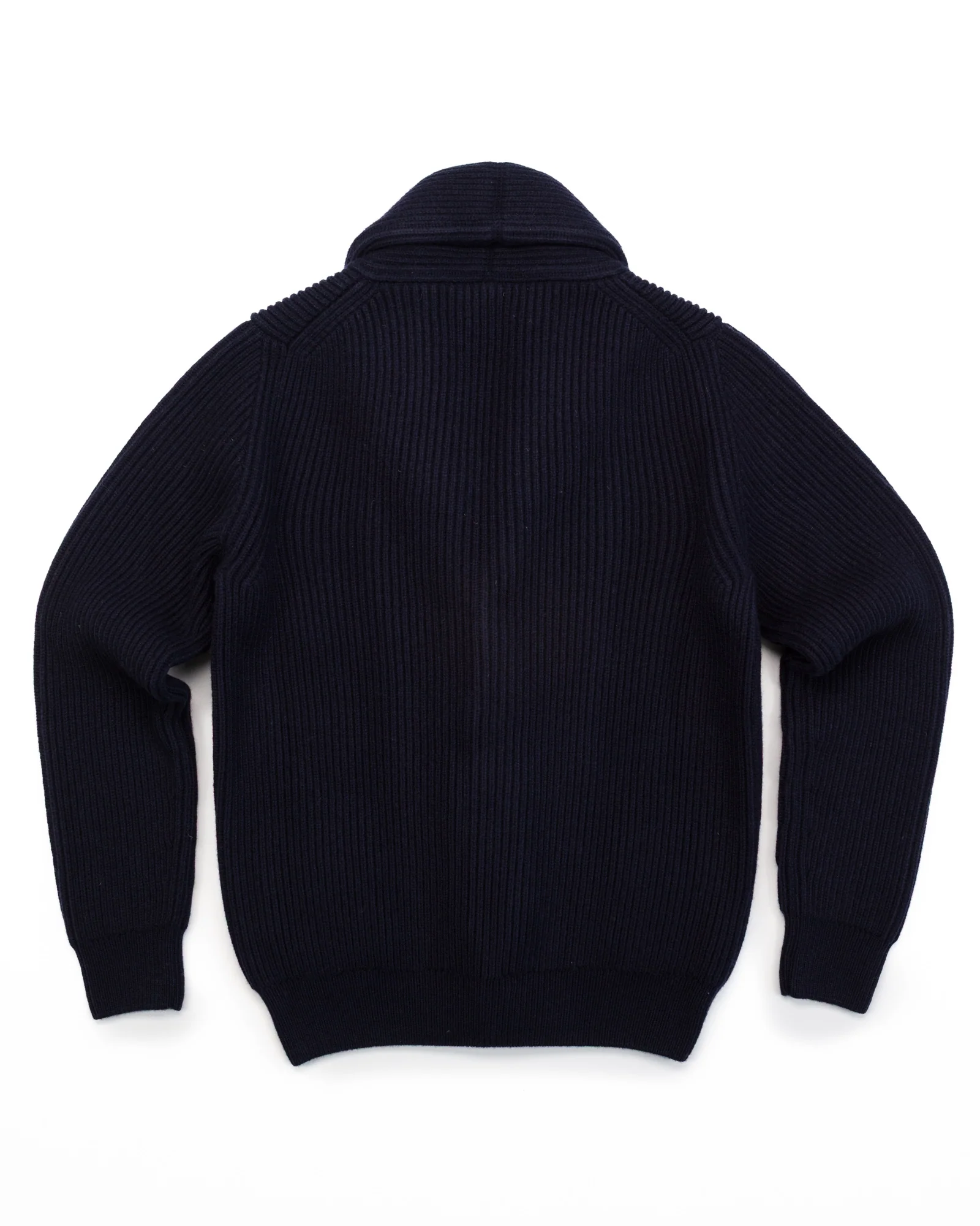 Shawl Cardigan in Navy - Image 8