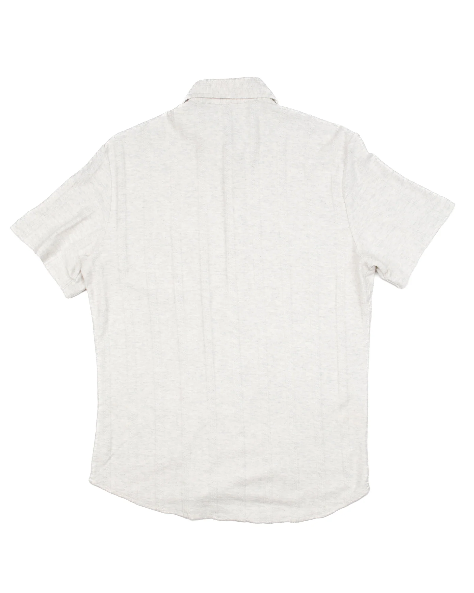 Short Sleeve California in Heather Ash Stripe #1726 - Image 3