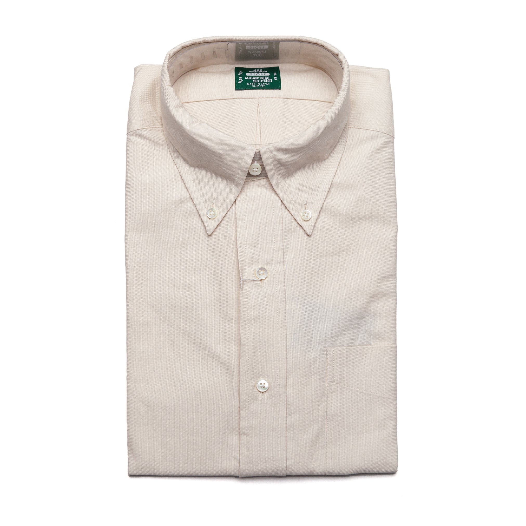 Sport Oxford Shirt in Beige - Tokio Slim Fit #624