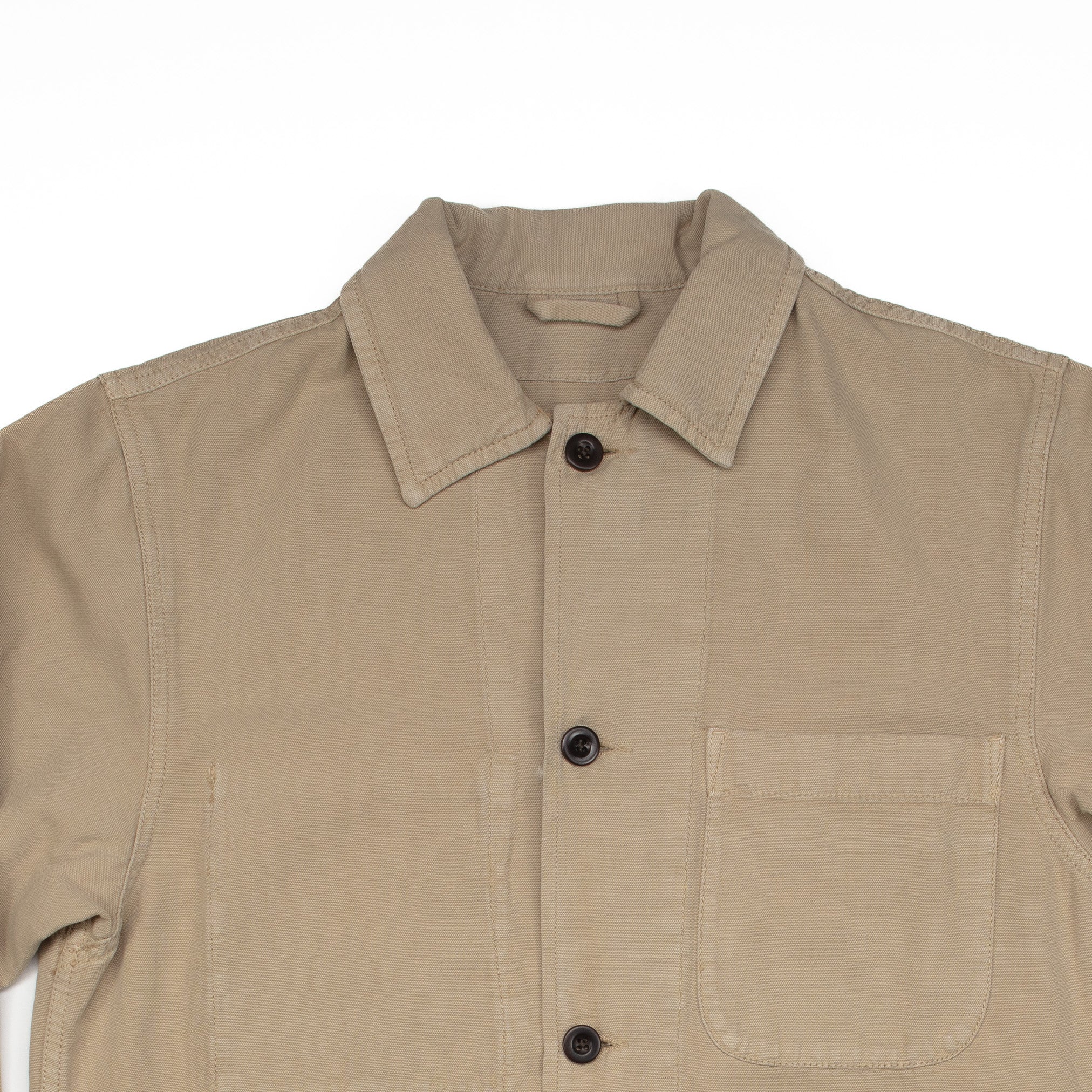 St Malo Work Jacket in Sand - Image 4