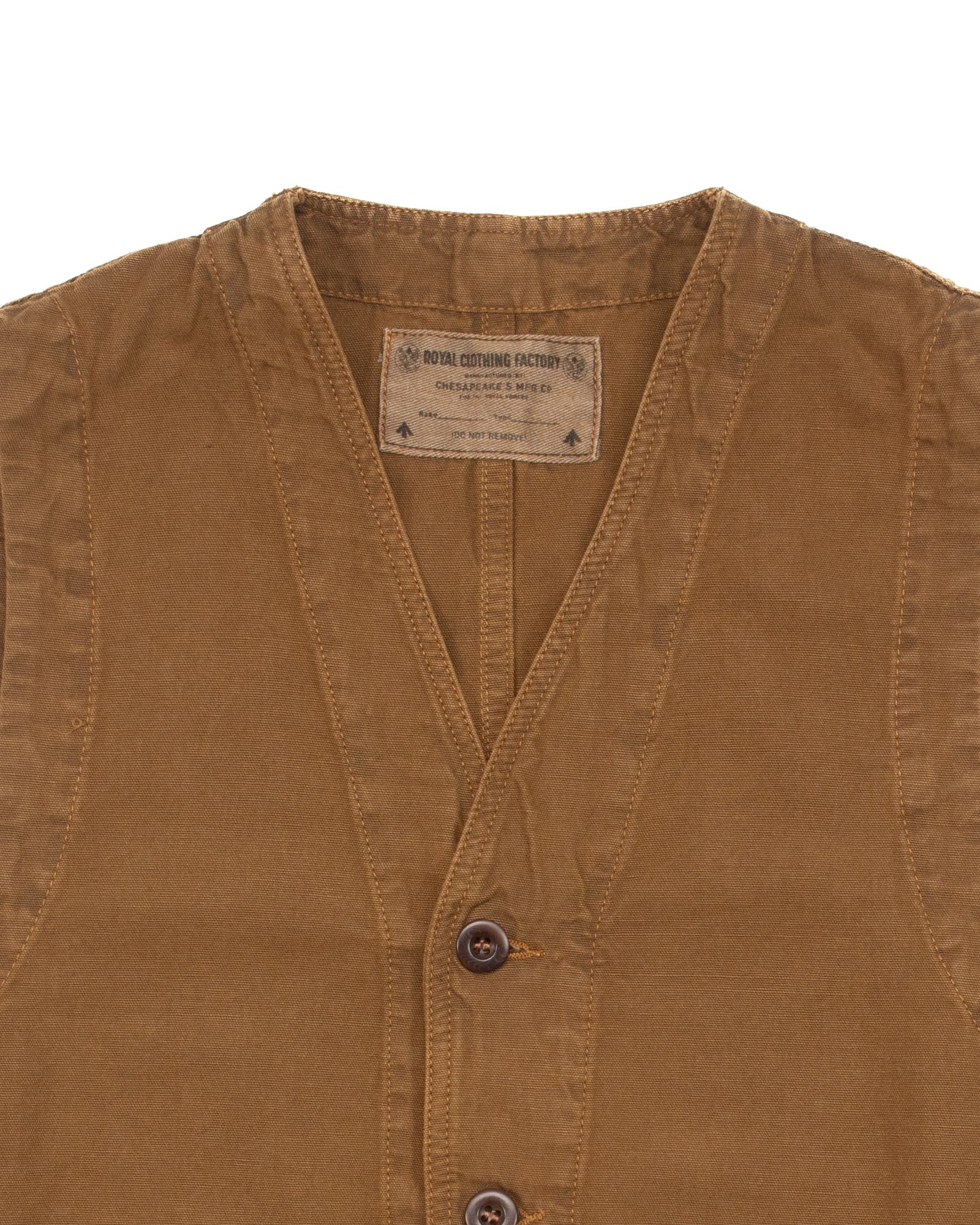 St Michel Work Vest in Tobacco - Image 2