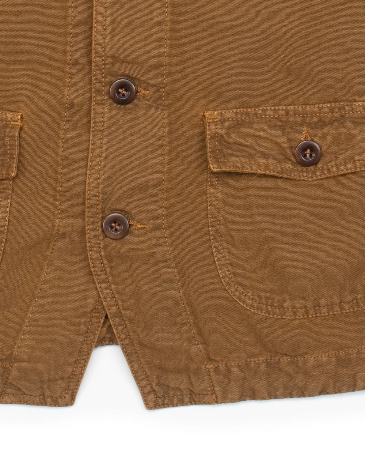 St Michel Work Vest in Tobacco - Image 3