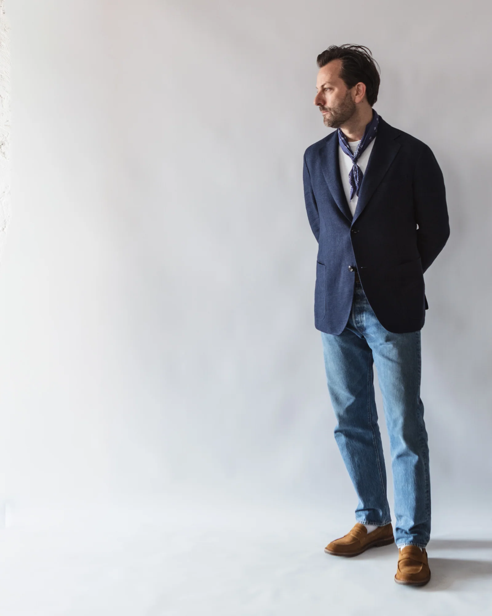 The Aalto in Navy Linen - Image 5