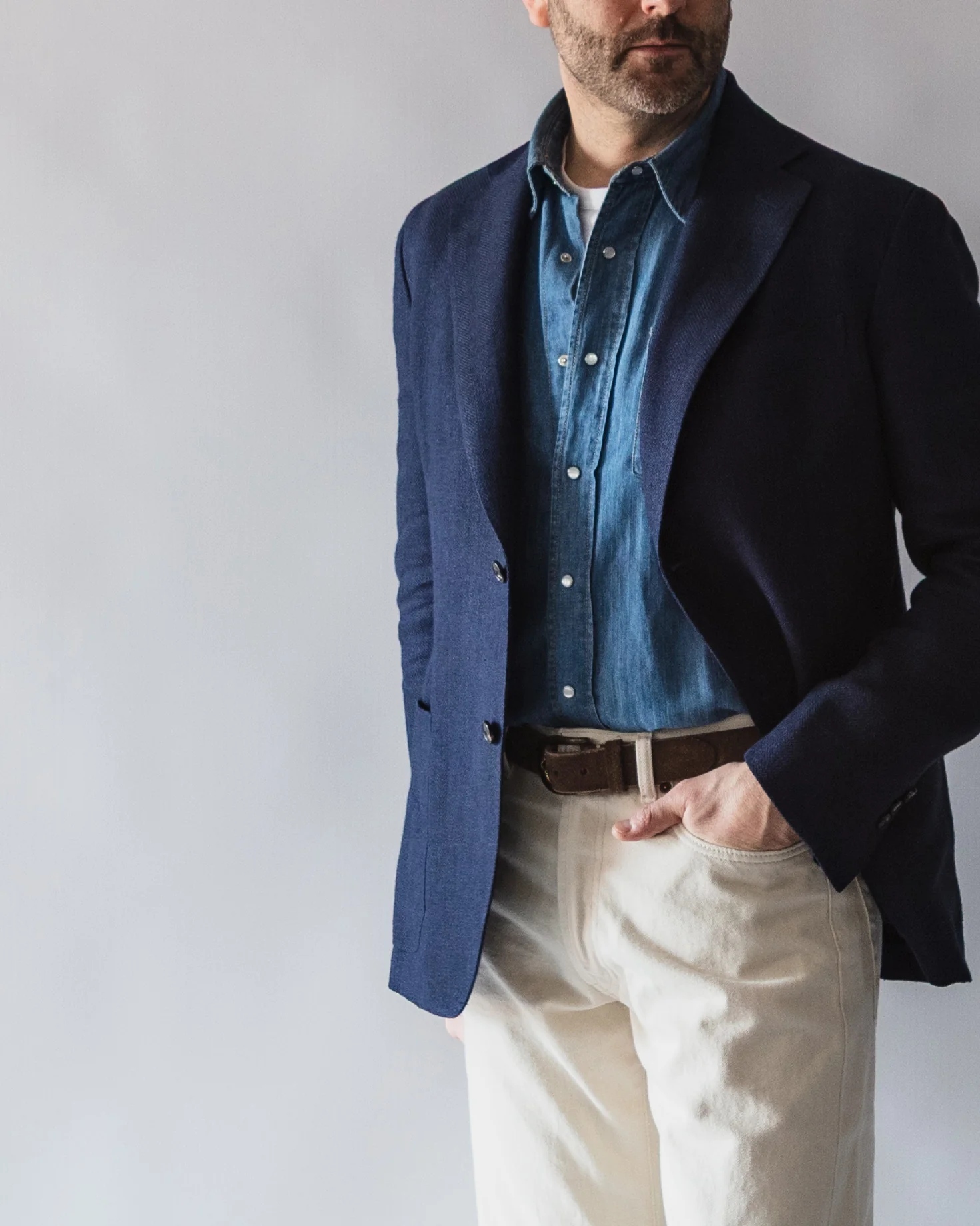 The Aalto in Navy Linen - Image 7