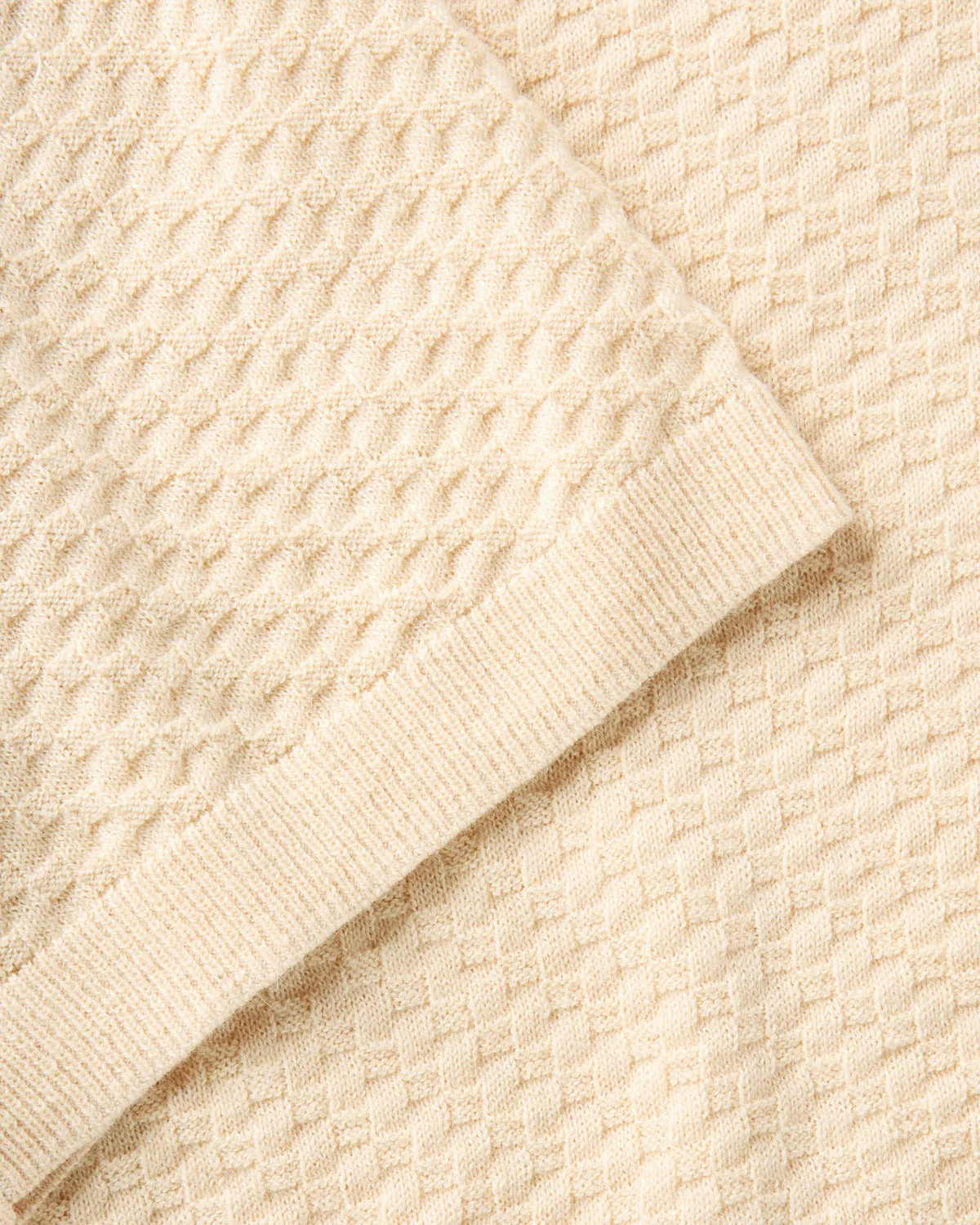 The Arlo Sweater Polo in Oat Texture Knit - Image 5