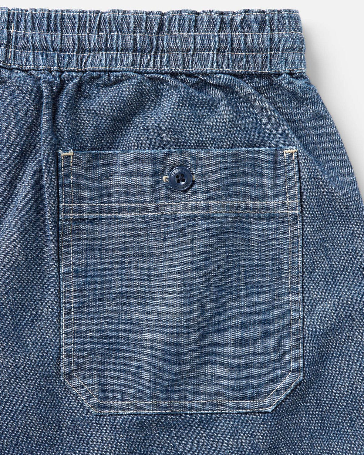 The Breakwater Short in Washed Indigo Chambray - Image 5