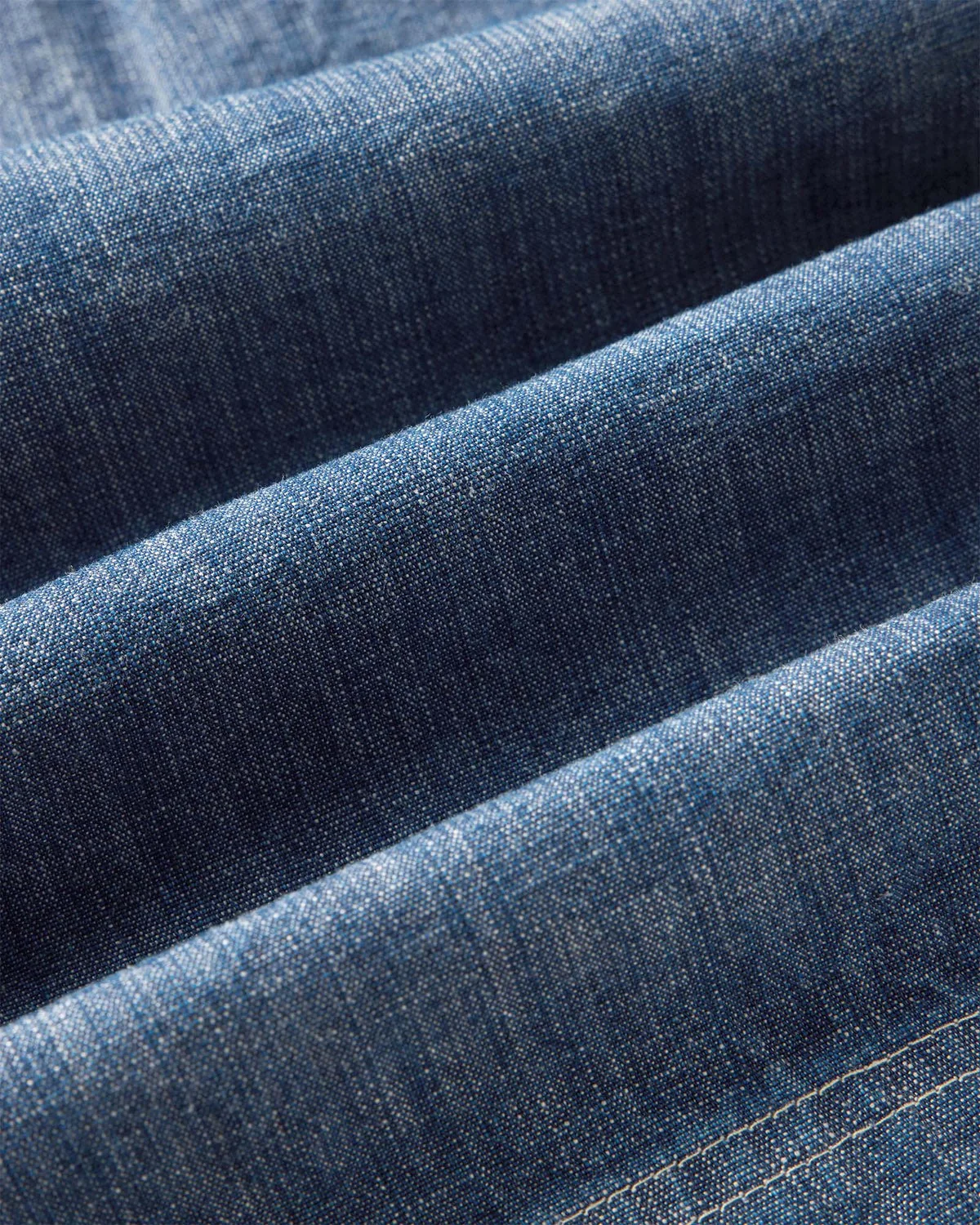 The Breakwater Short in Washed Indigo Chambray - Image 6