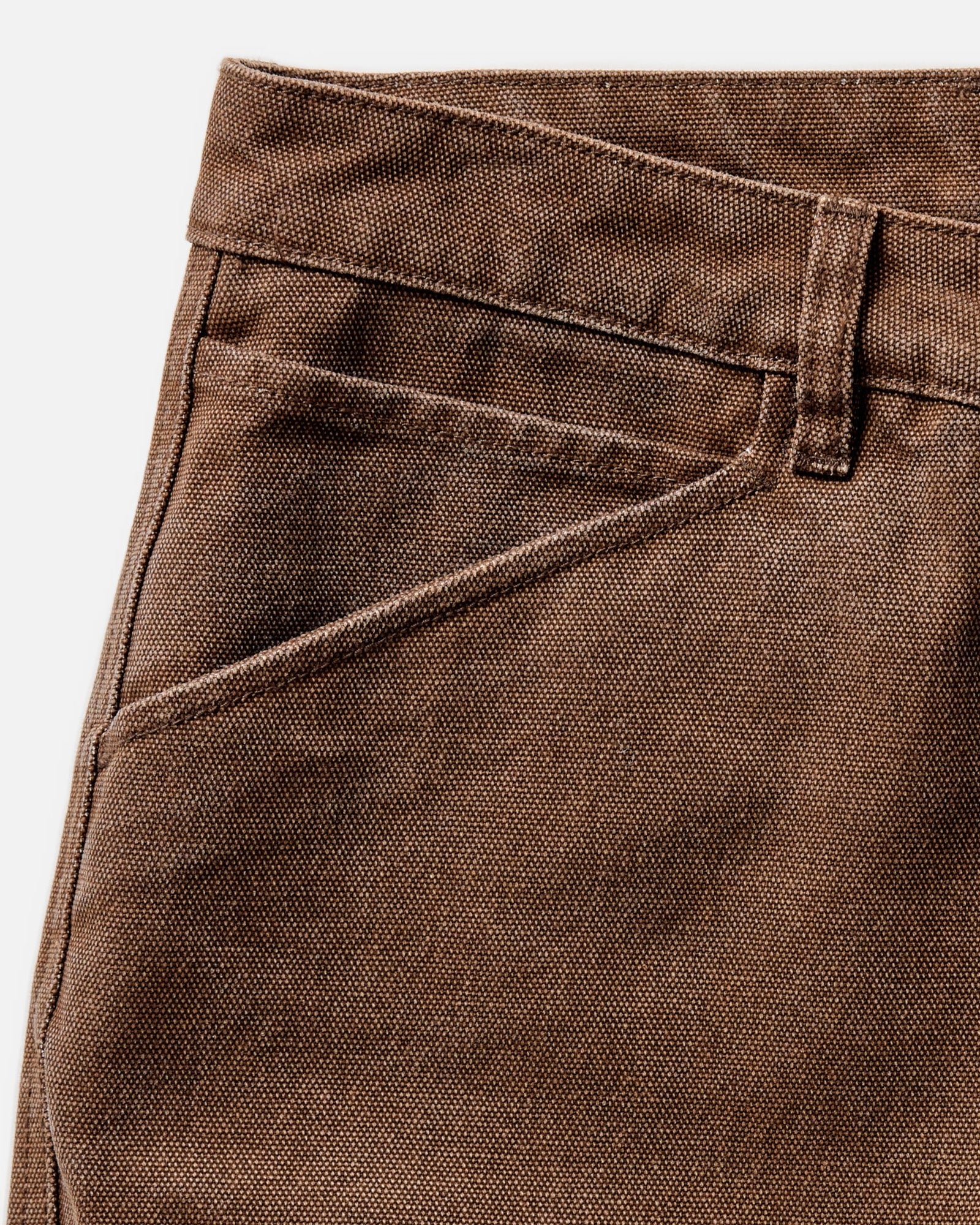 The Camp Pant in Aged Penny Chipped Canvas - Image 6