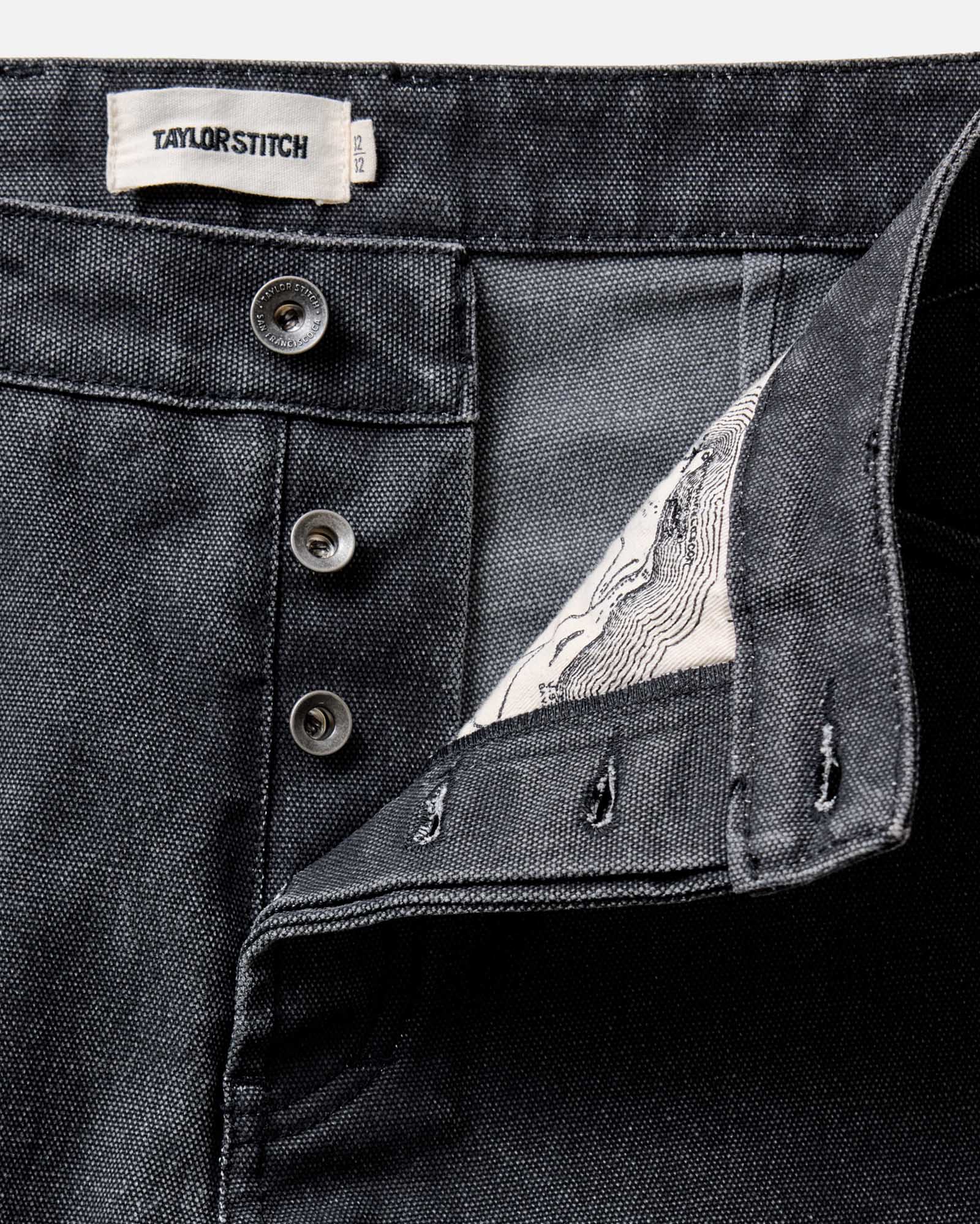The Camp Pant in Coal Chipped Canvas - Image 6