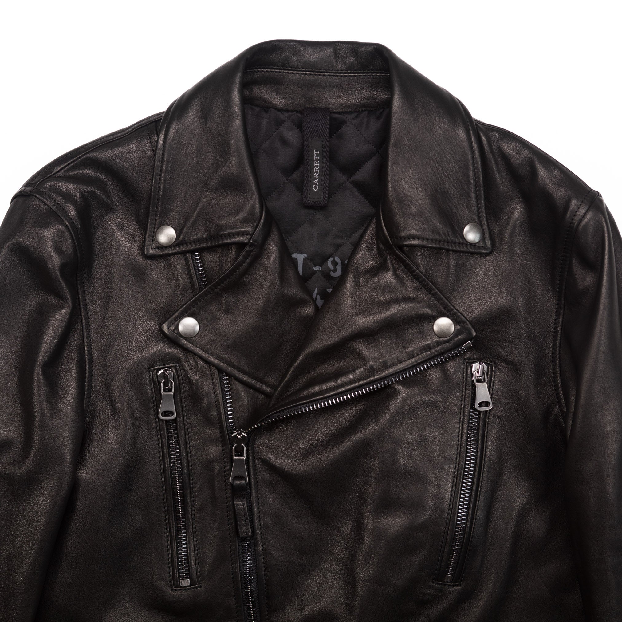 The Chiodo Jacket in Black Leather - Image 3