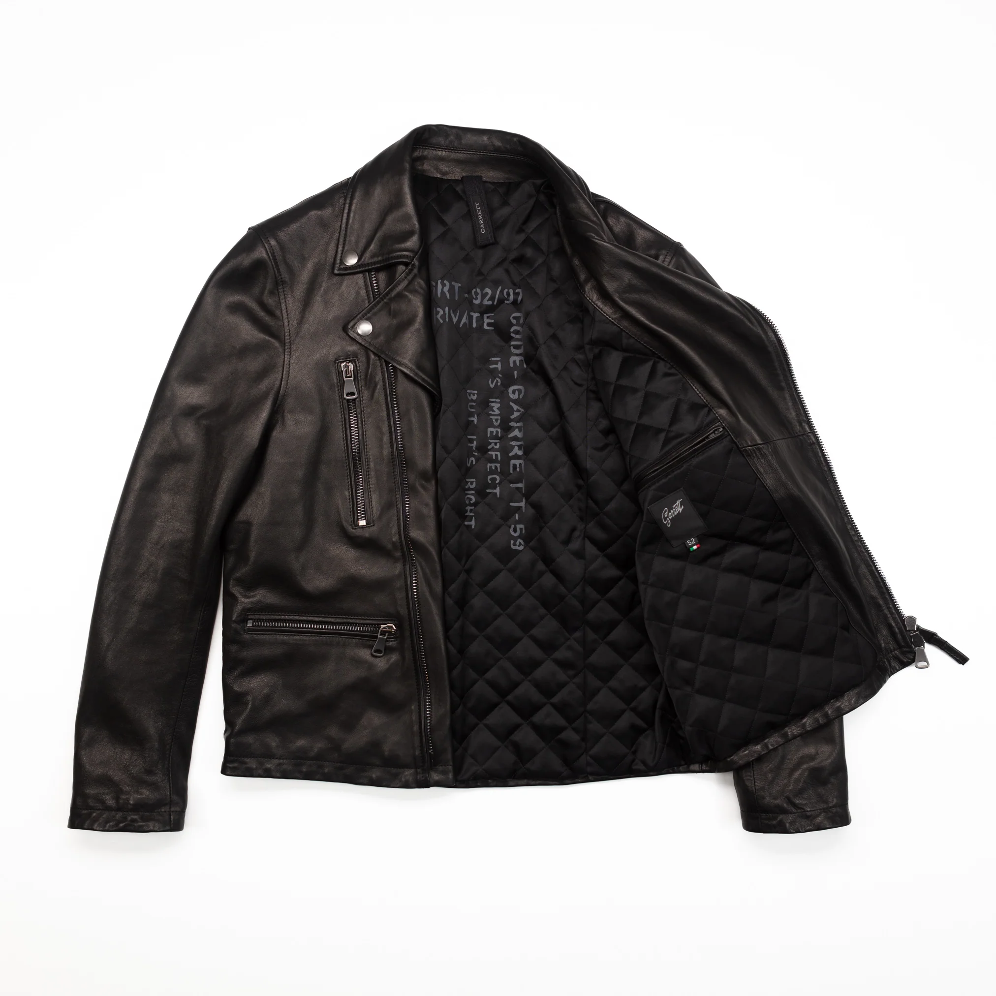 The Chiodo Jacket in Black Leather - Image 4