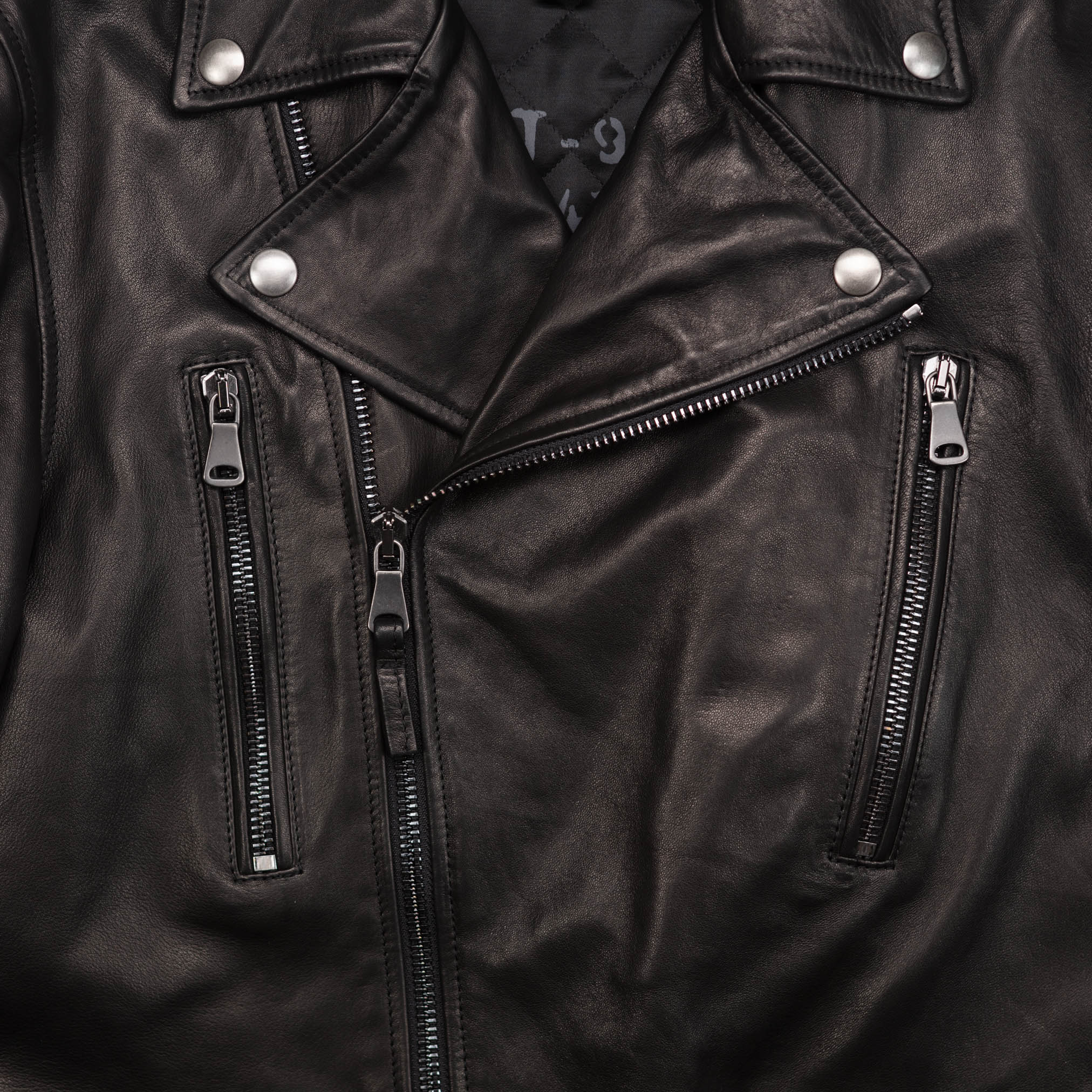 The Chiodo Jacket in Black Leather - Image 6