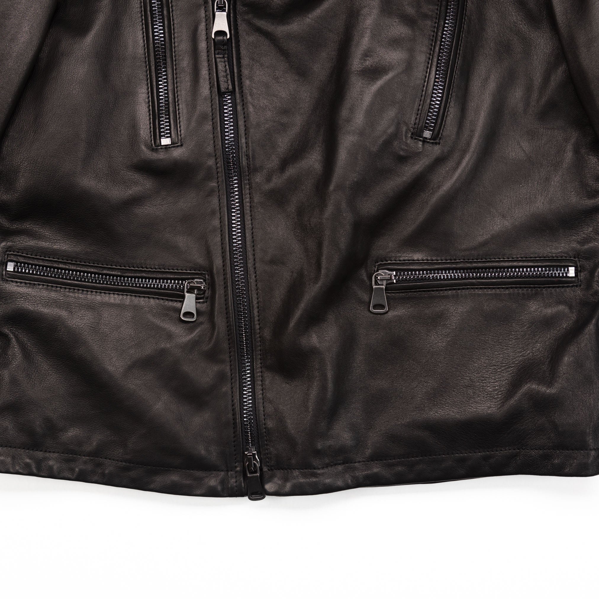The Chiodo Jacket in Black Leather - Image 7