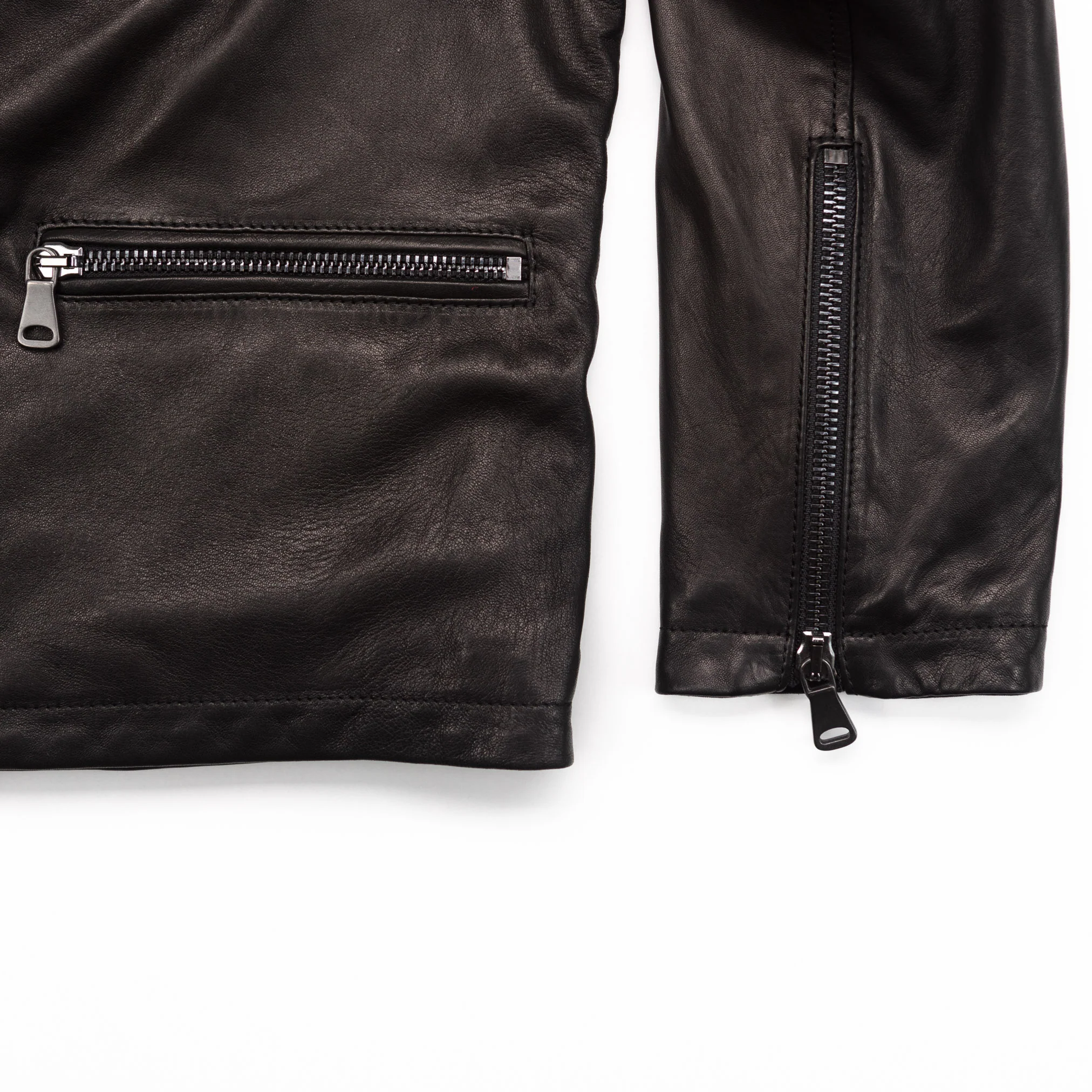 The Chiodo Jacket in Black Leather - Image 8