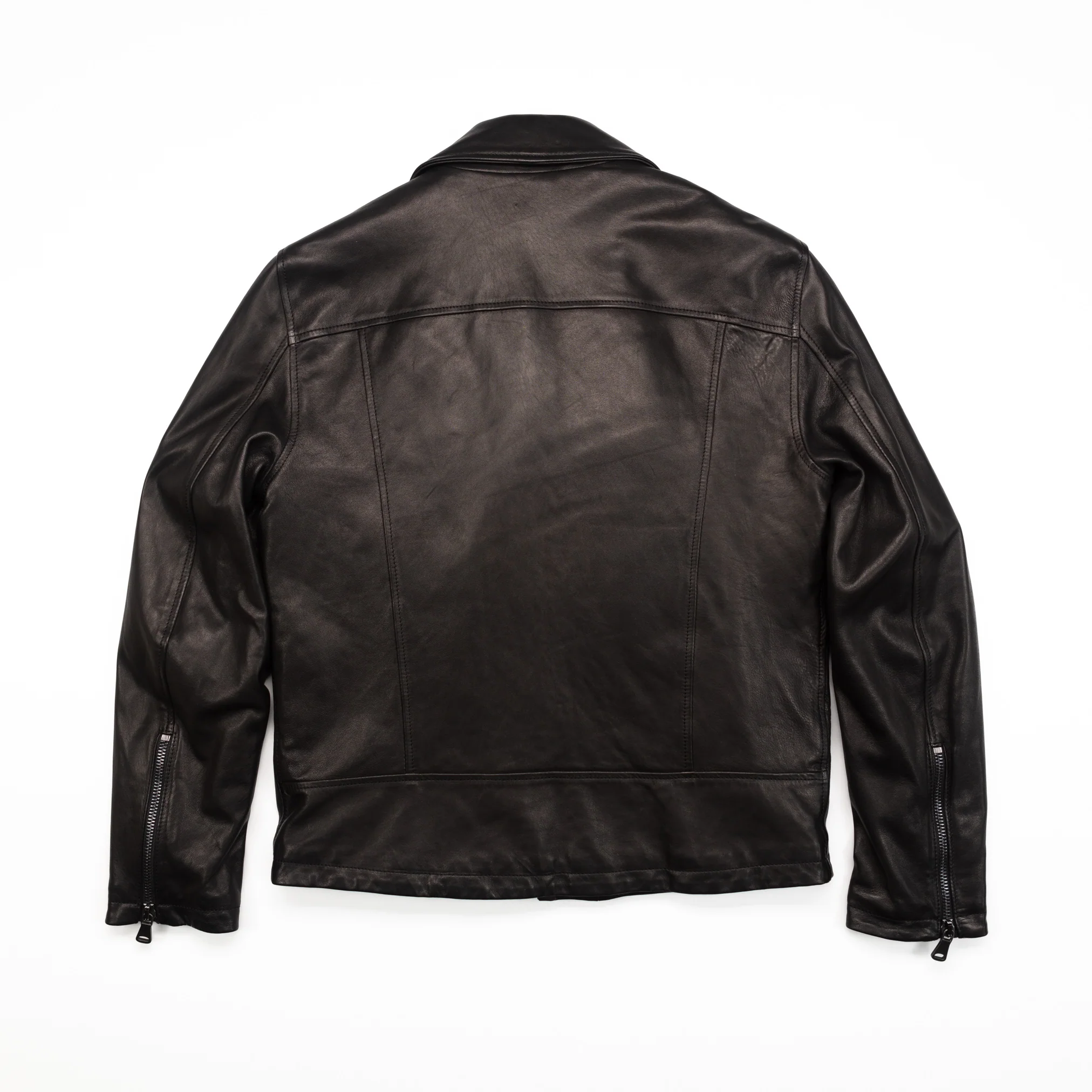The Chiodo Jacket in Black Leather - Image 9
