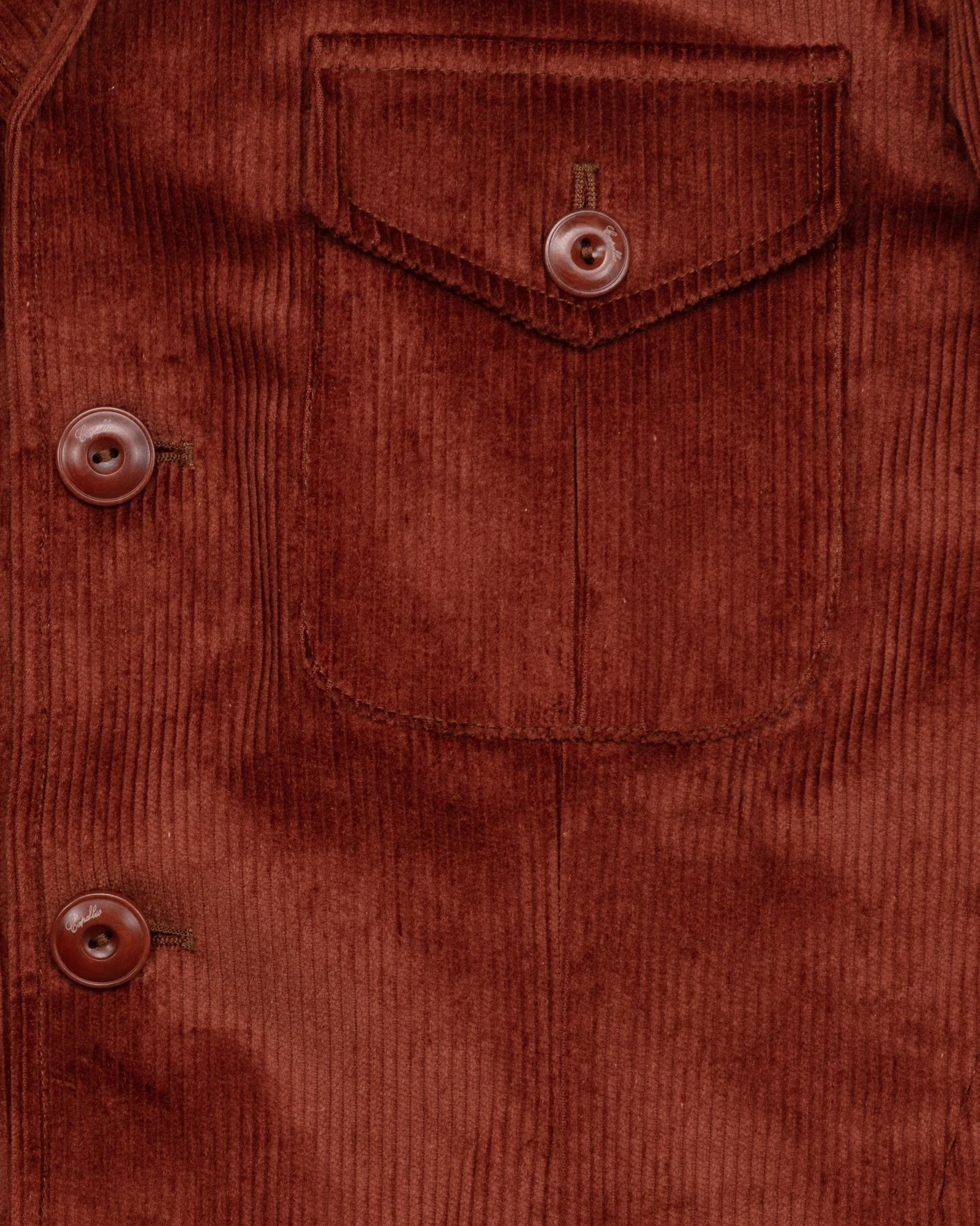 The Collina Jacket in Rust Corduroy - Image 6