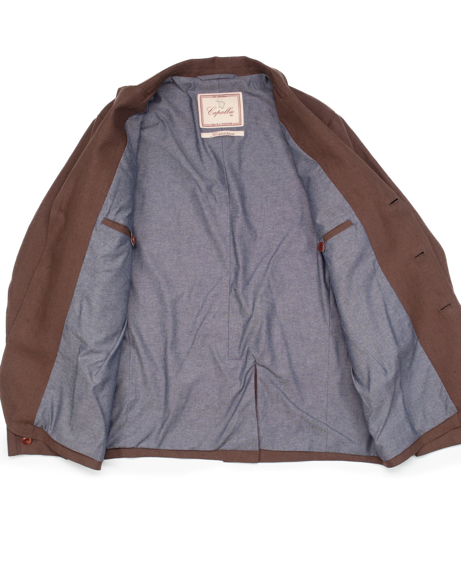 The Collina Linen Jacket in Earth - Image 6