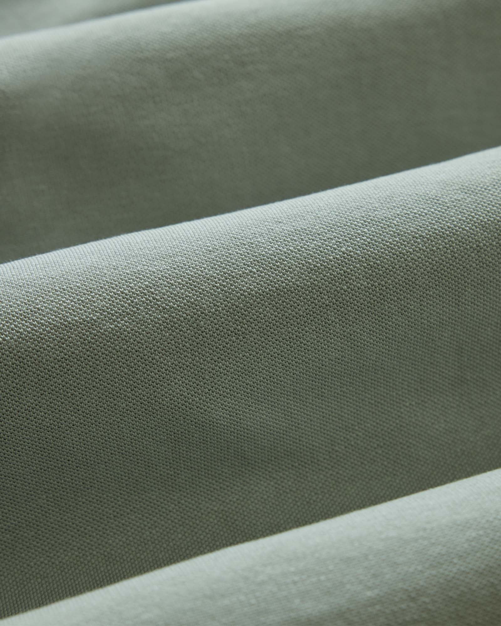 The Cotton Hemp Polo in Surf Green Pique - Image 7