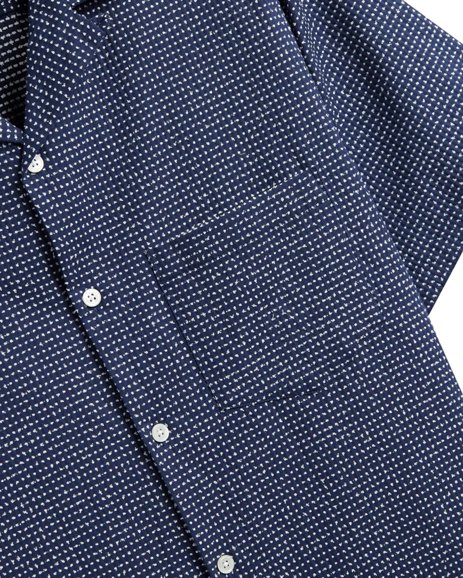 The Dots Shirt in Navy - Image 3