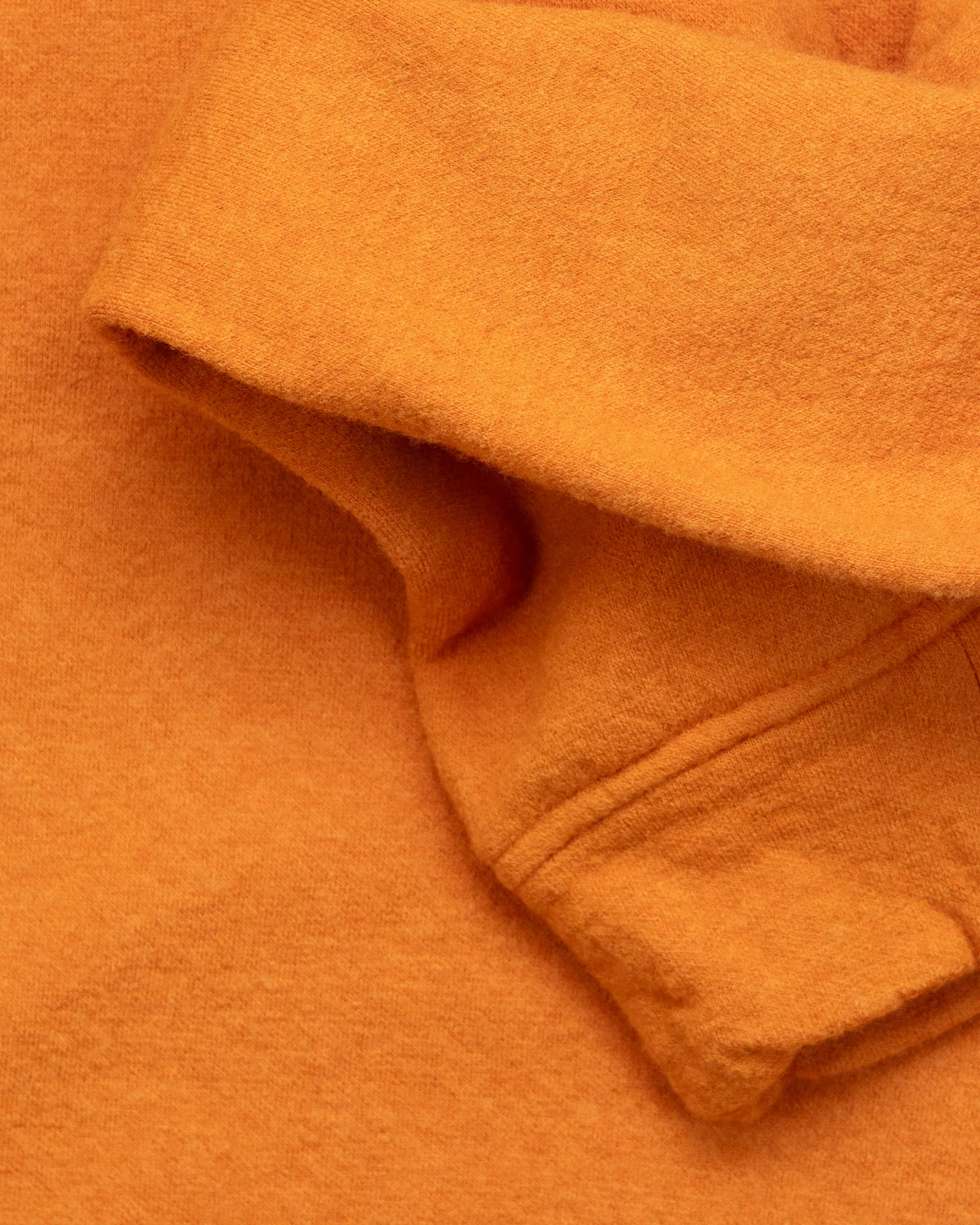 The Hoody in Ochre Wool - Image 5