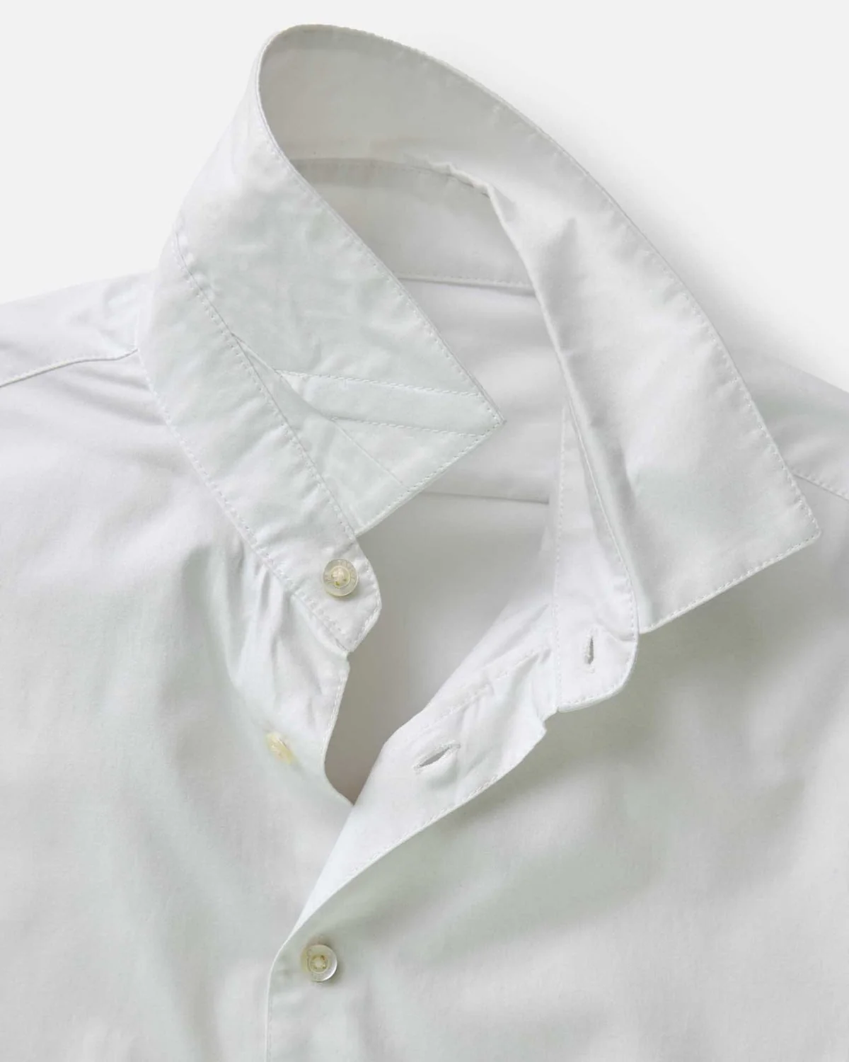 The Hyde Shirt in White Pinpoint Oxford - Image 10