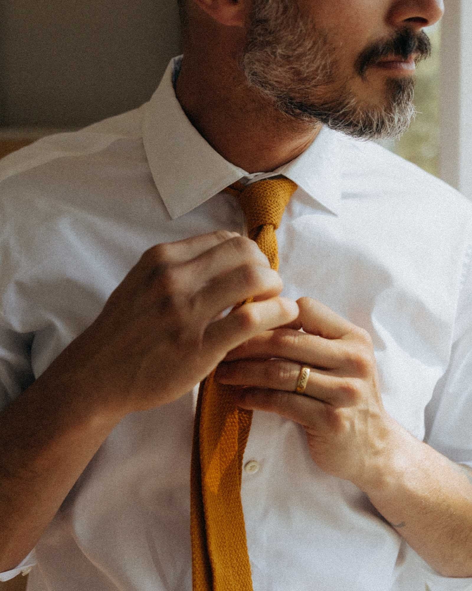 The Hyde Shirt in White Pinpoint Oxford - Image 3