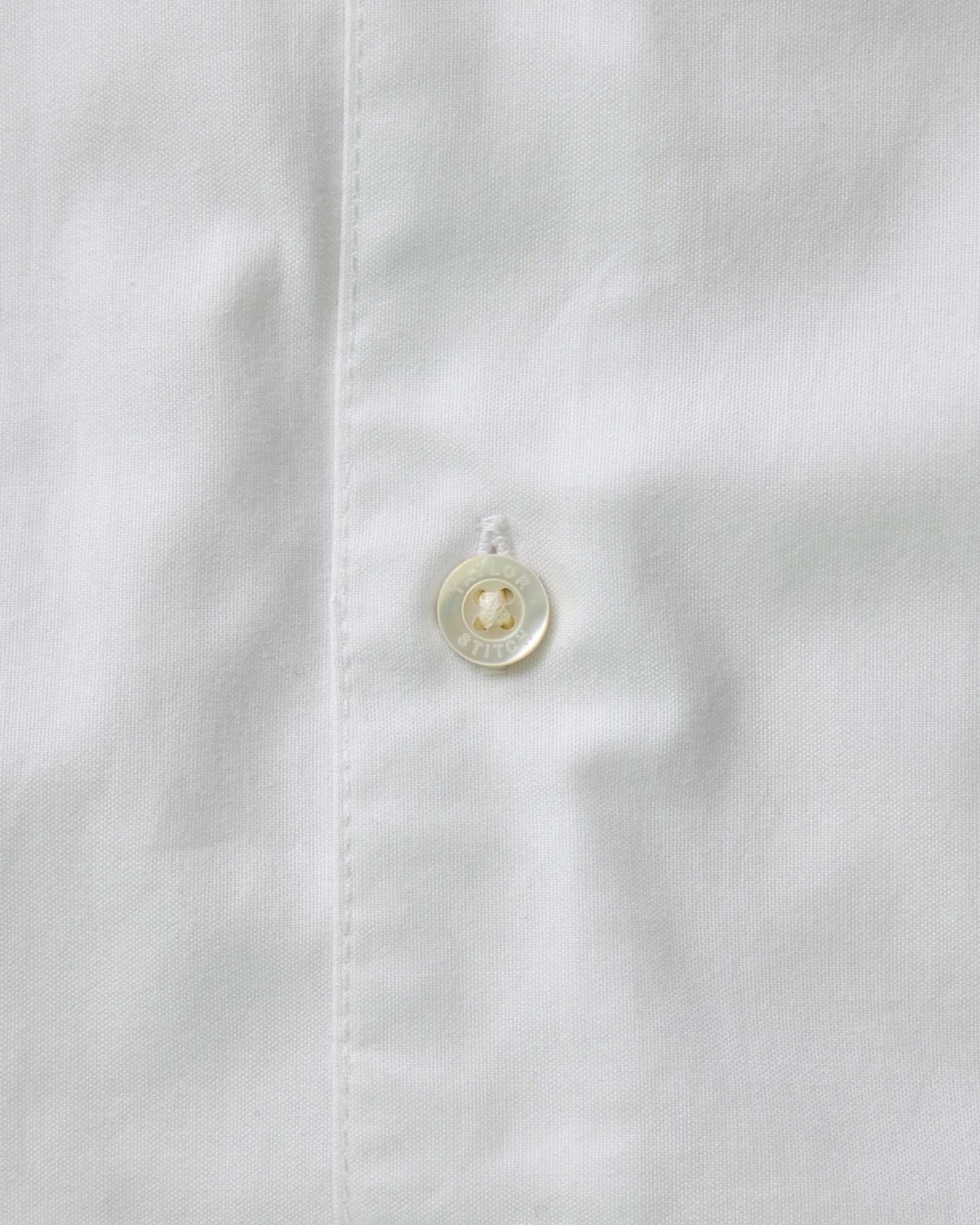 The Hyde Shirt in White Pinpoint Oxford - Image 8
