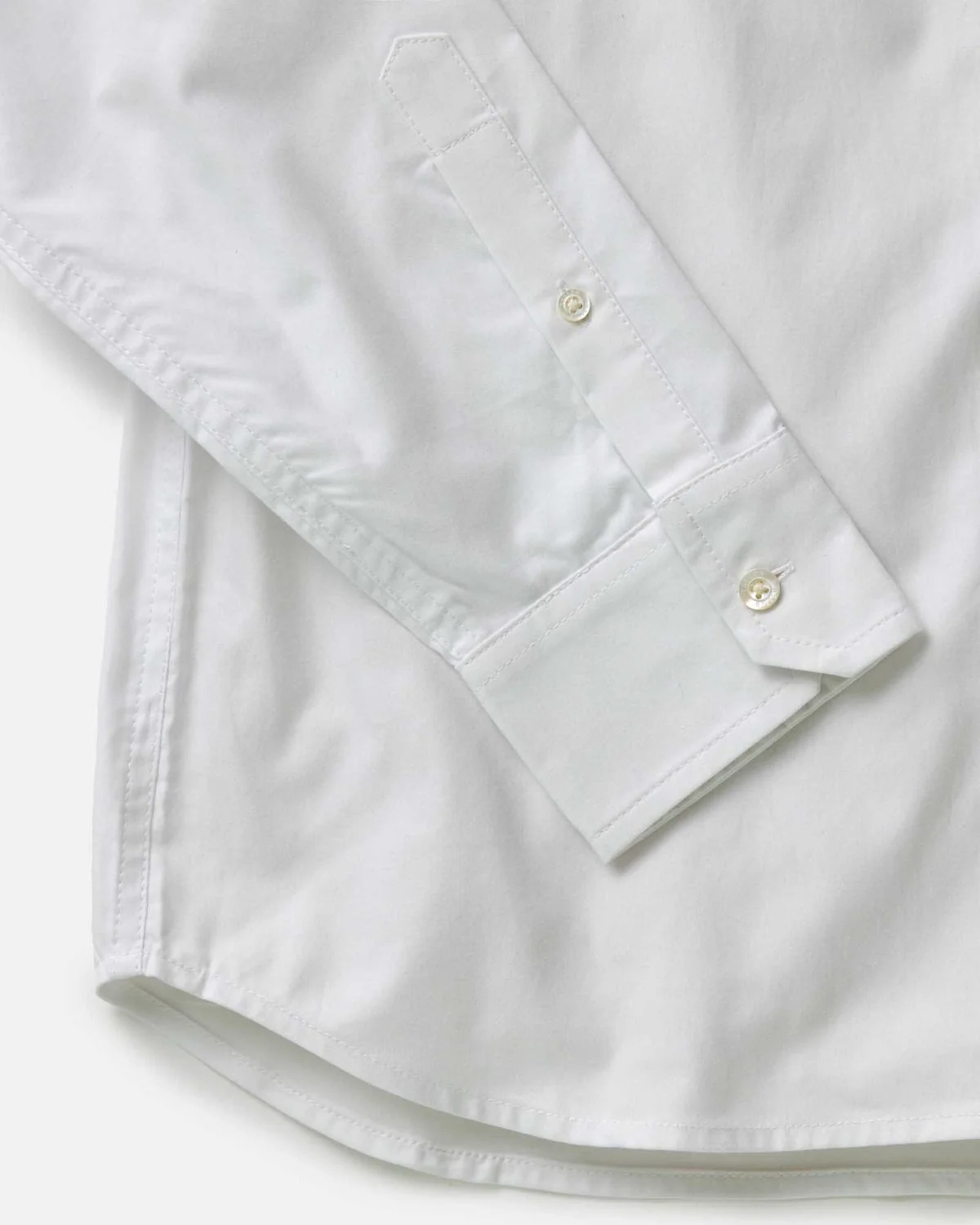 The Hyde Shirt in White Pinpoint Oxford - Image 9