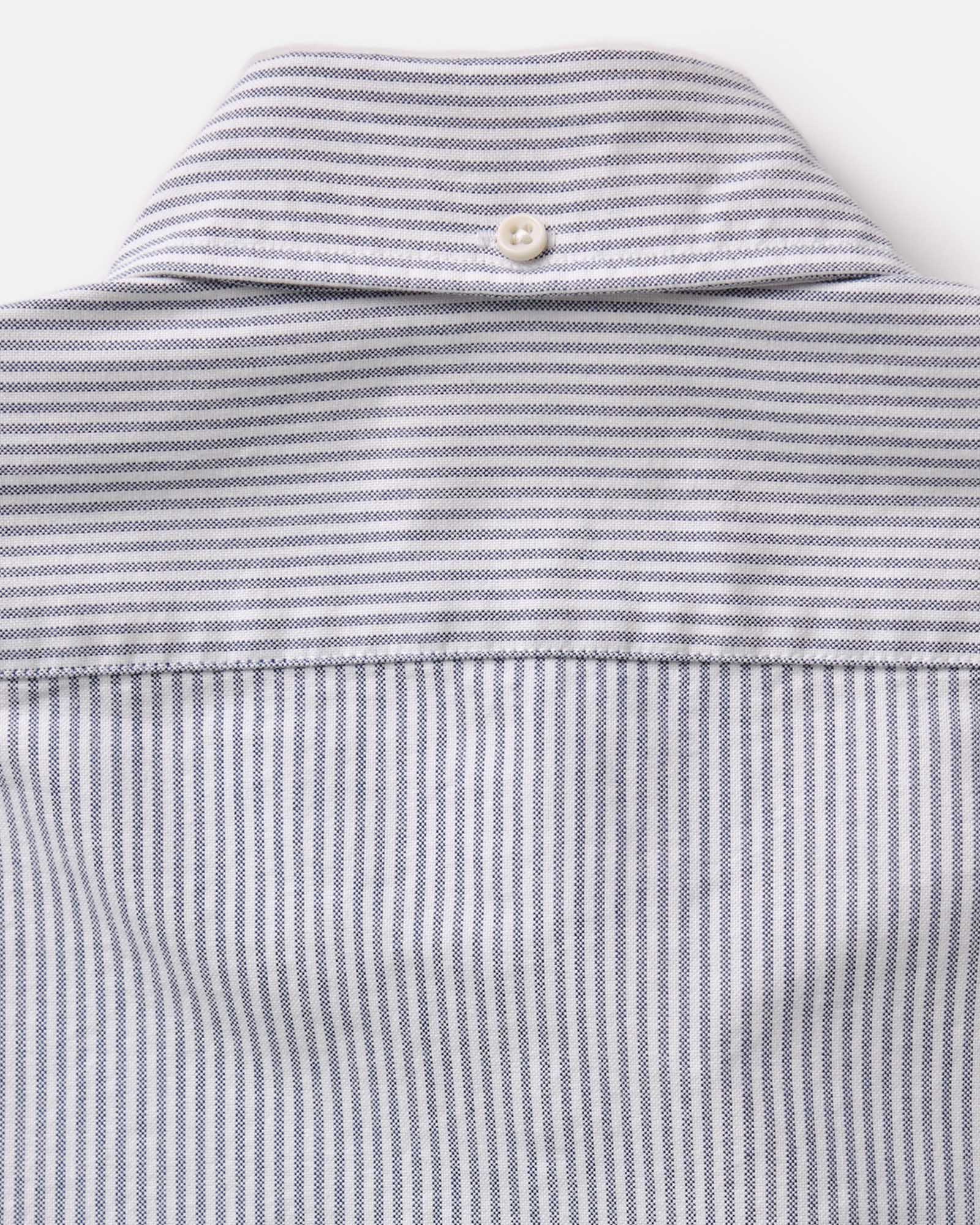 The Jack in Navy University Stripe Everyday Oxford - Image 7
