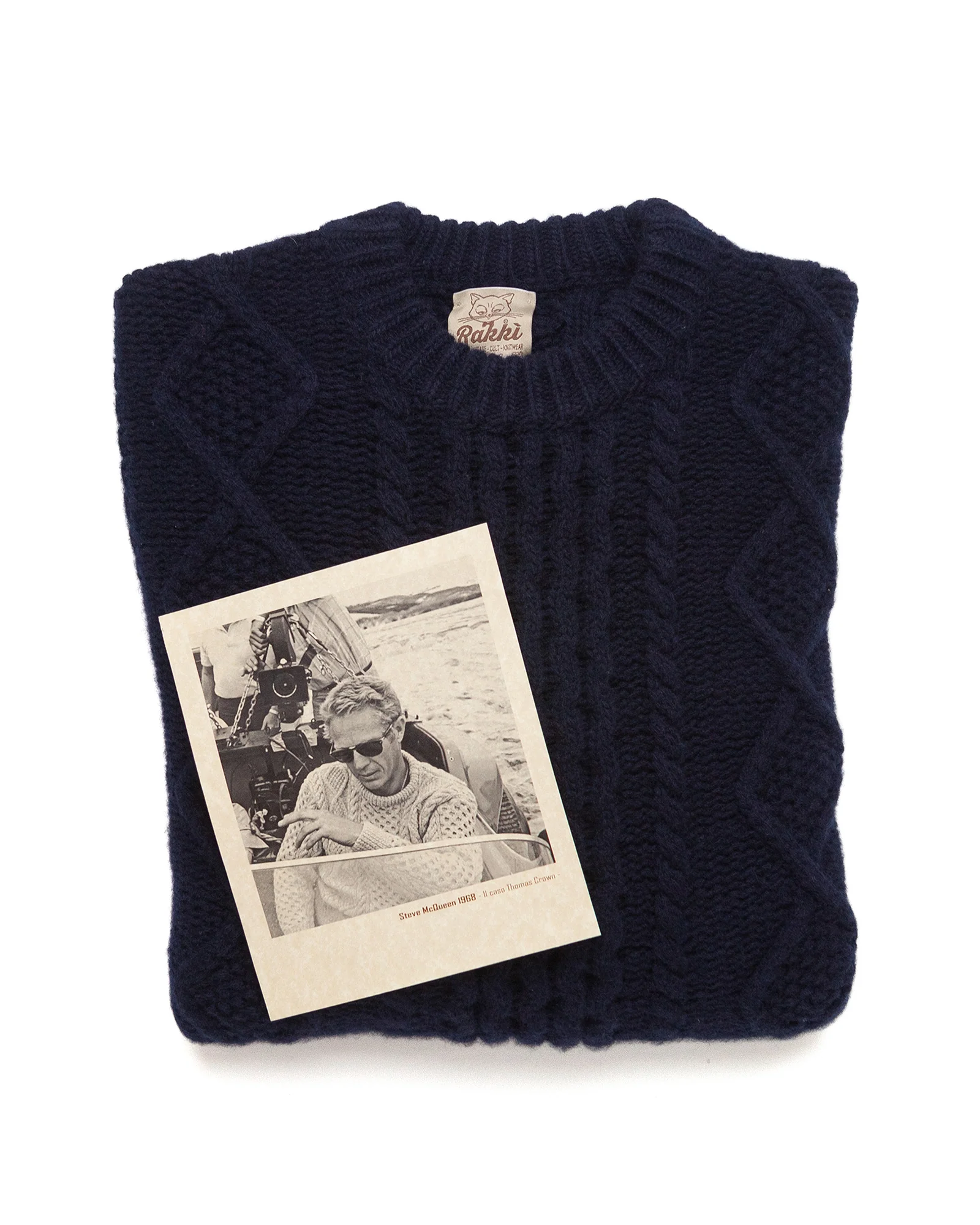 The King of Cool Sweater in Navy - Image 5