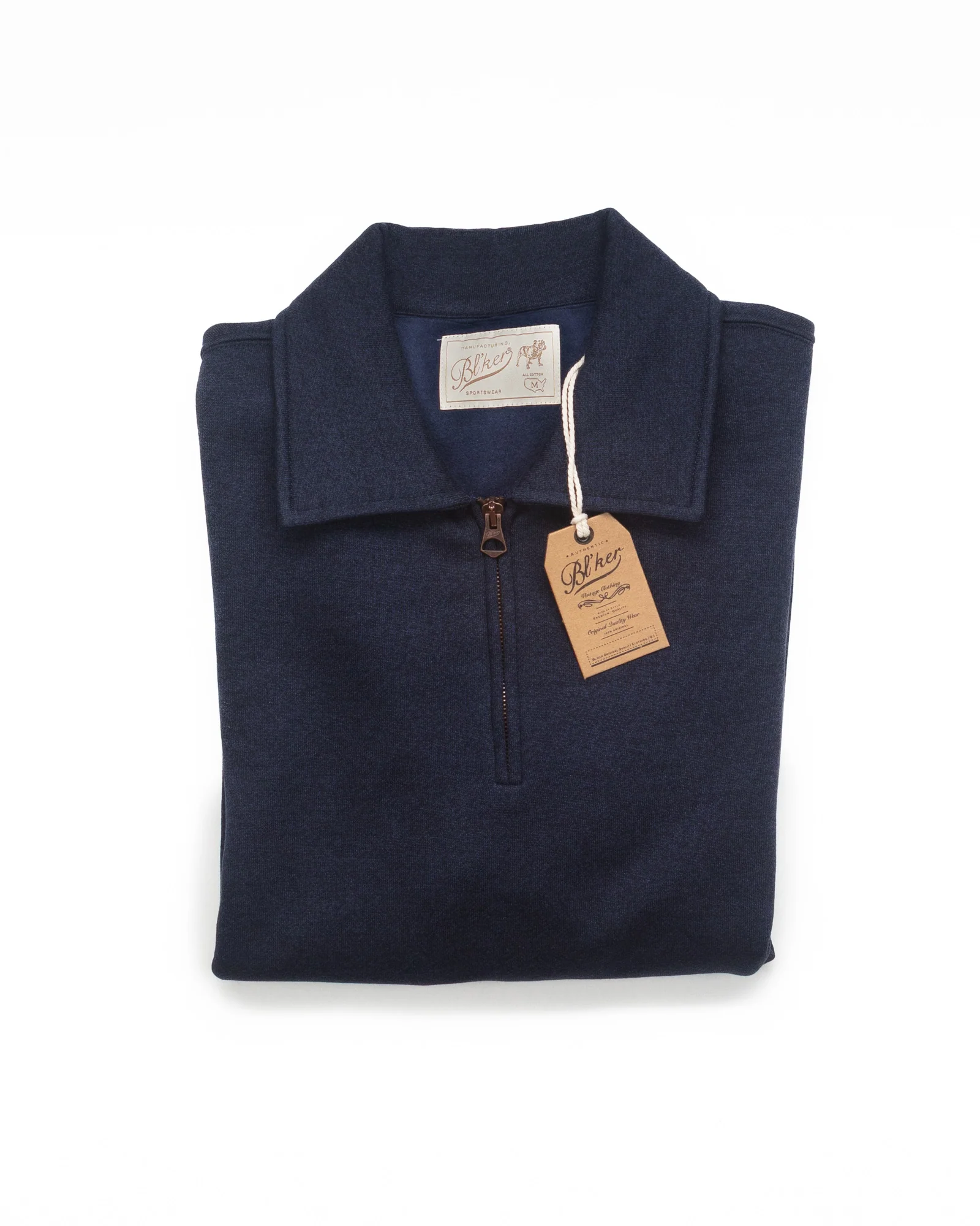 The Maryland Half Zip in Navy - Image 5