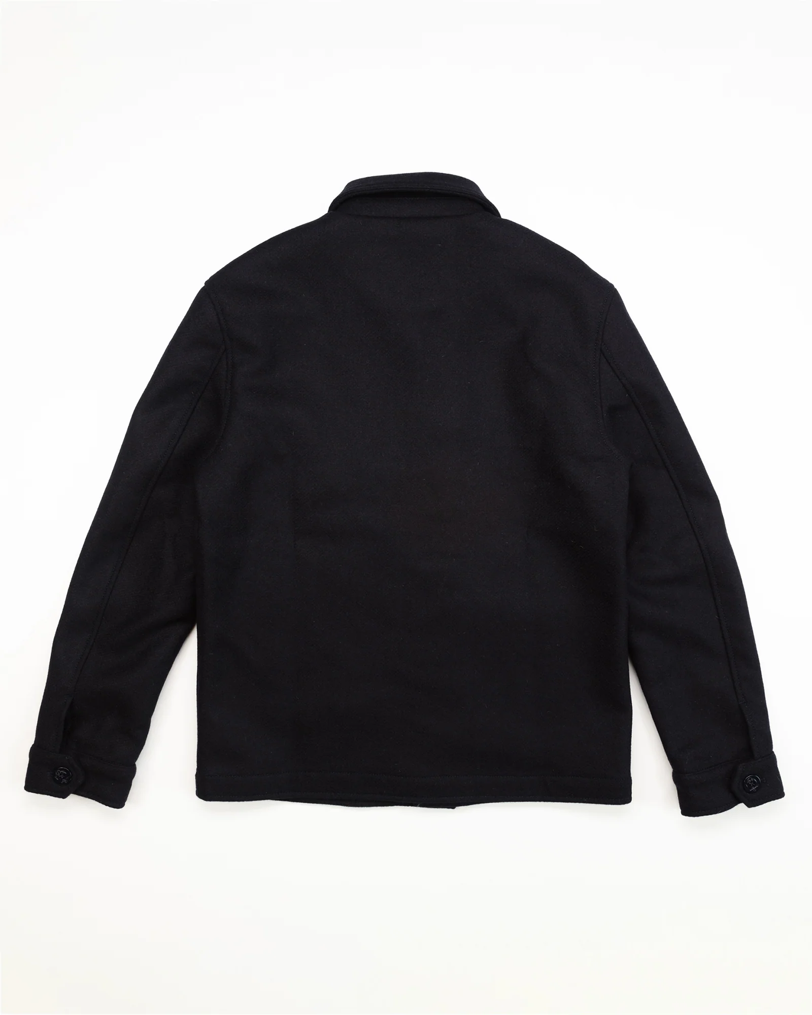 The Michele Jacket in Navy Wool - Image 7