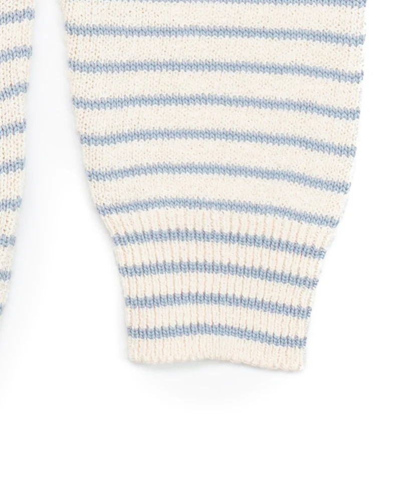 The Nantes Crewneck in Sky Stripe - Image 4