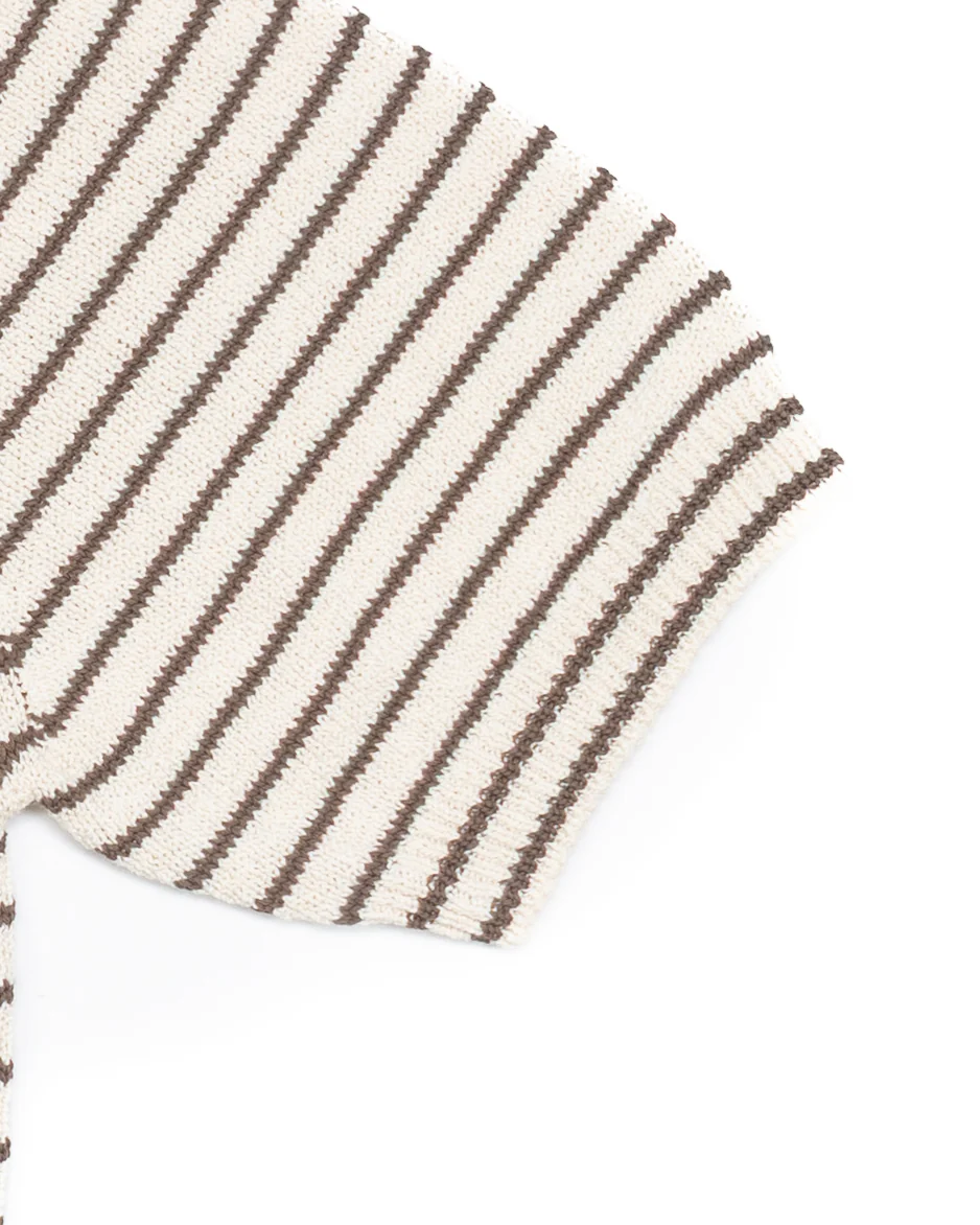 The Nantes Polo in Earth Stripe - Image 6