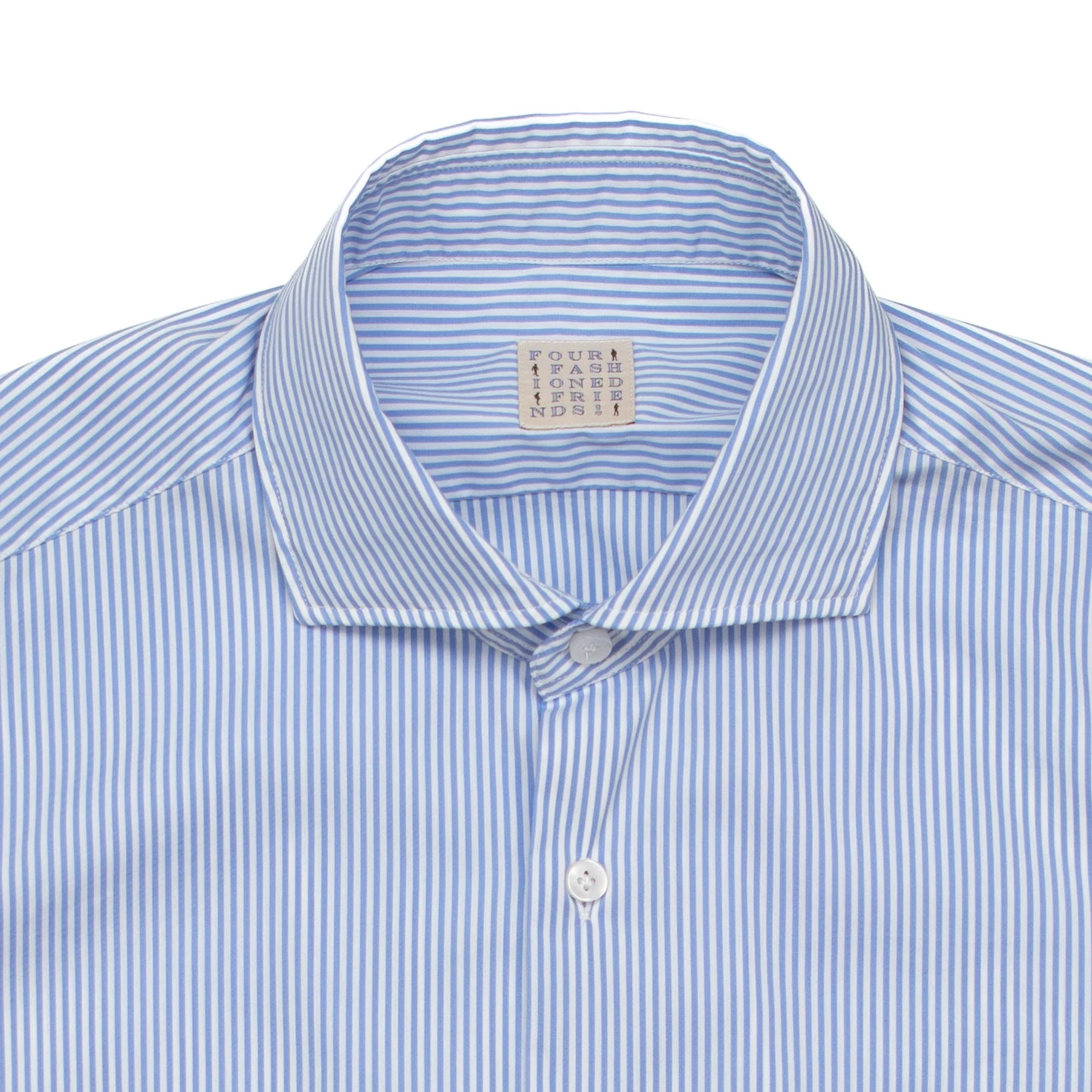 The Olbia Shirt in Blue Stripe - Image 2