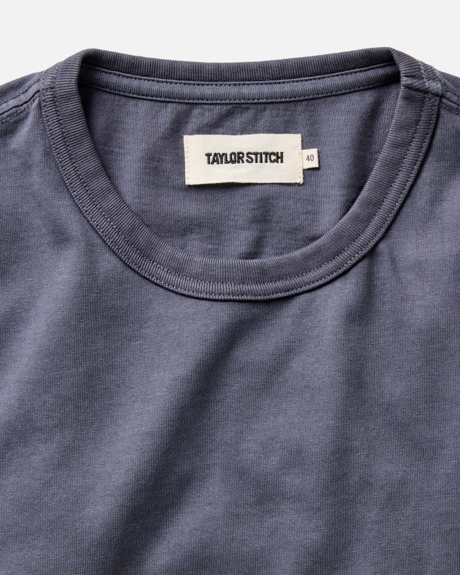 The Organic Cotton Tee in Navy - Image 4