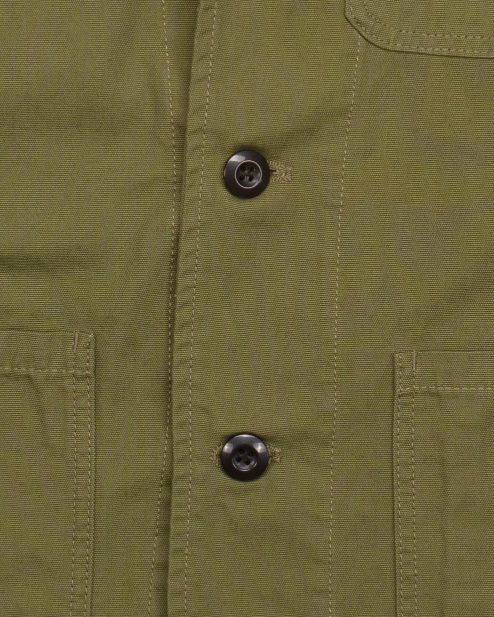 The Pembroke Blazer in Micro Canvas Military Green - Image 4