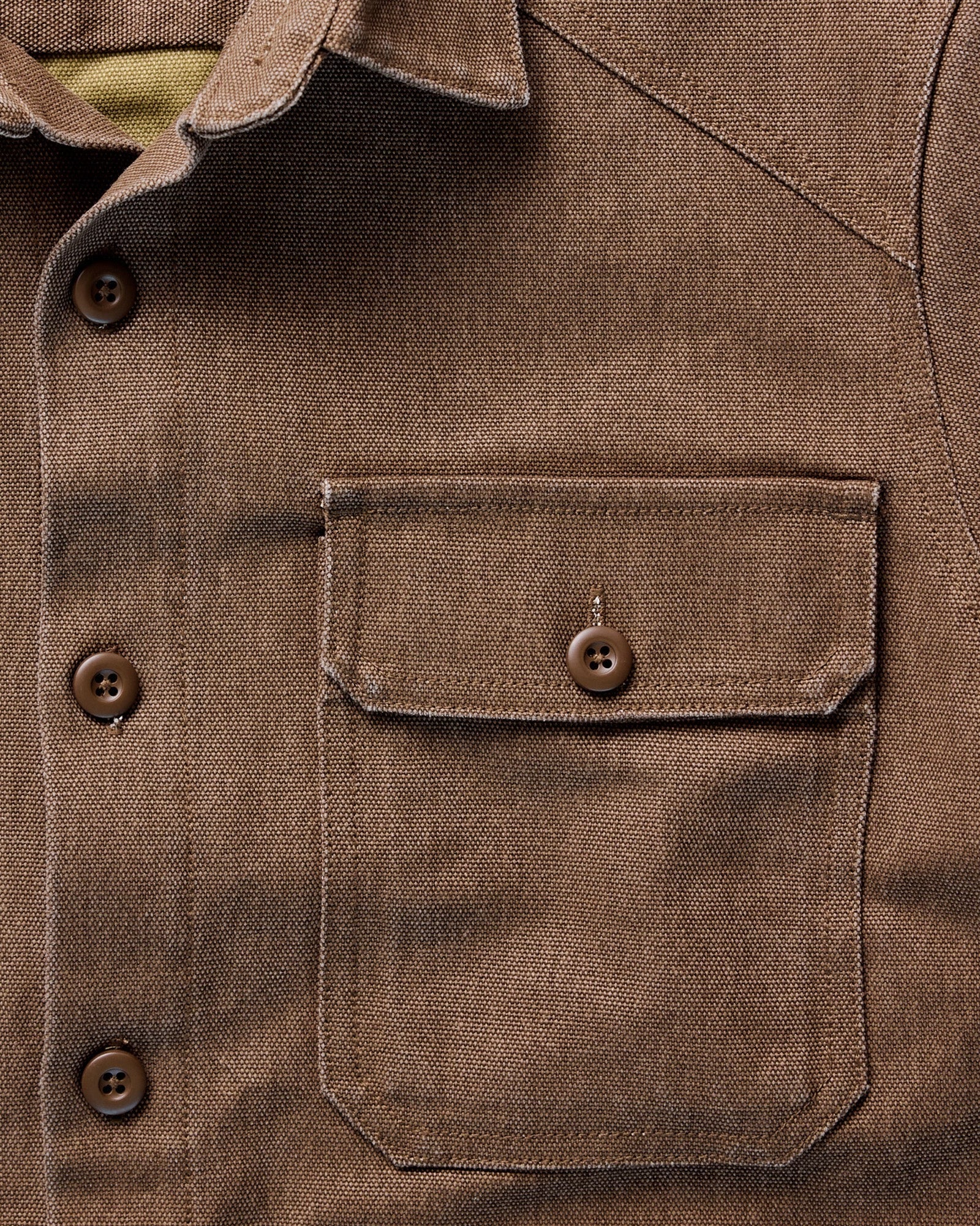The Shop Shirt in Aged Penny Chipped Canvas - Image 5