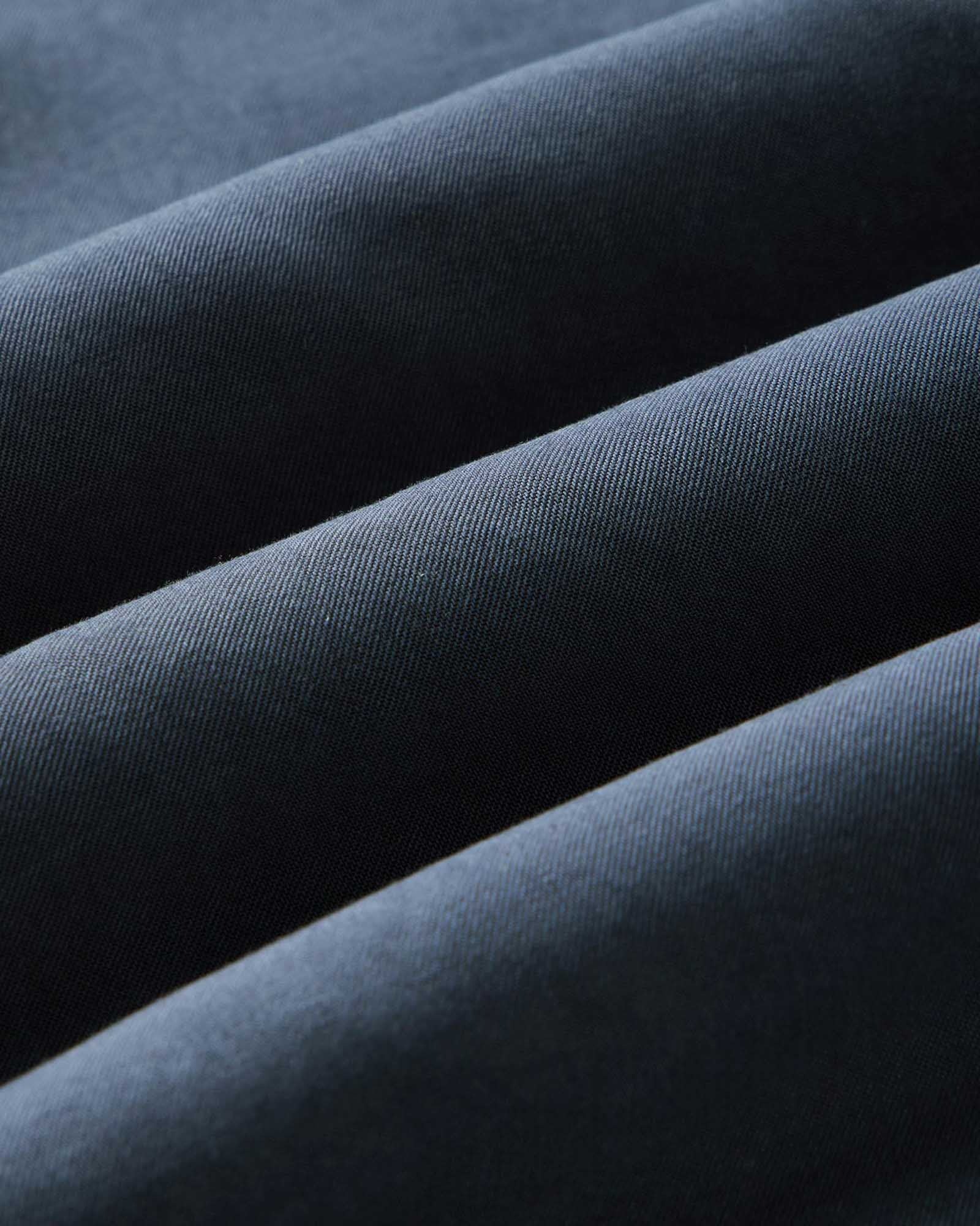The Shore Shirt in Navy Lyocell - Image 8