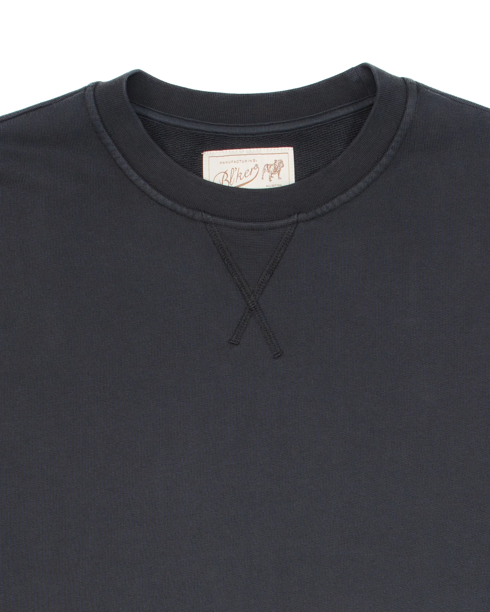 The Stanford Crewneck in Faded Black - Image 2