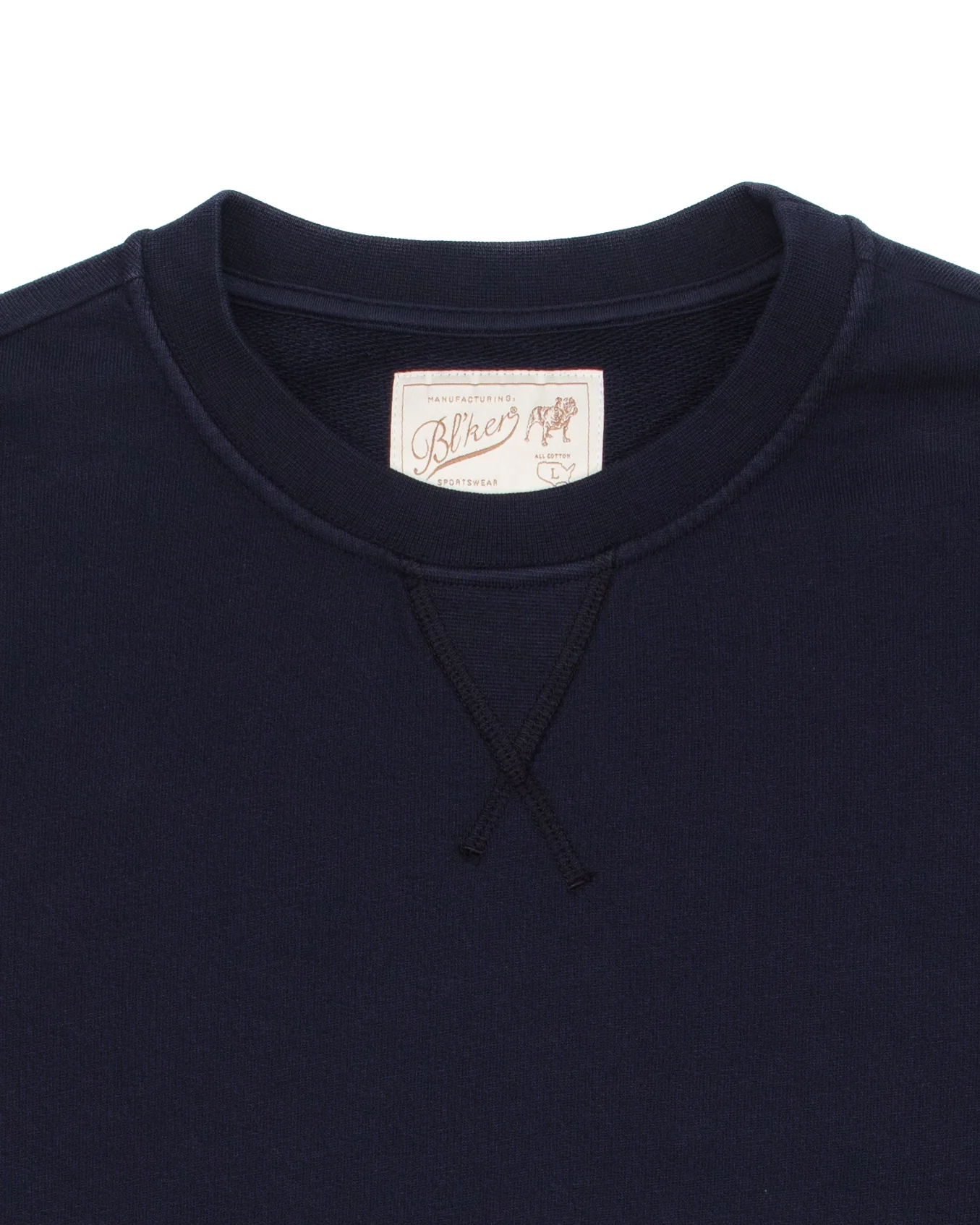 The Stanford Crewneck in Navy - Image 2