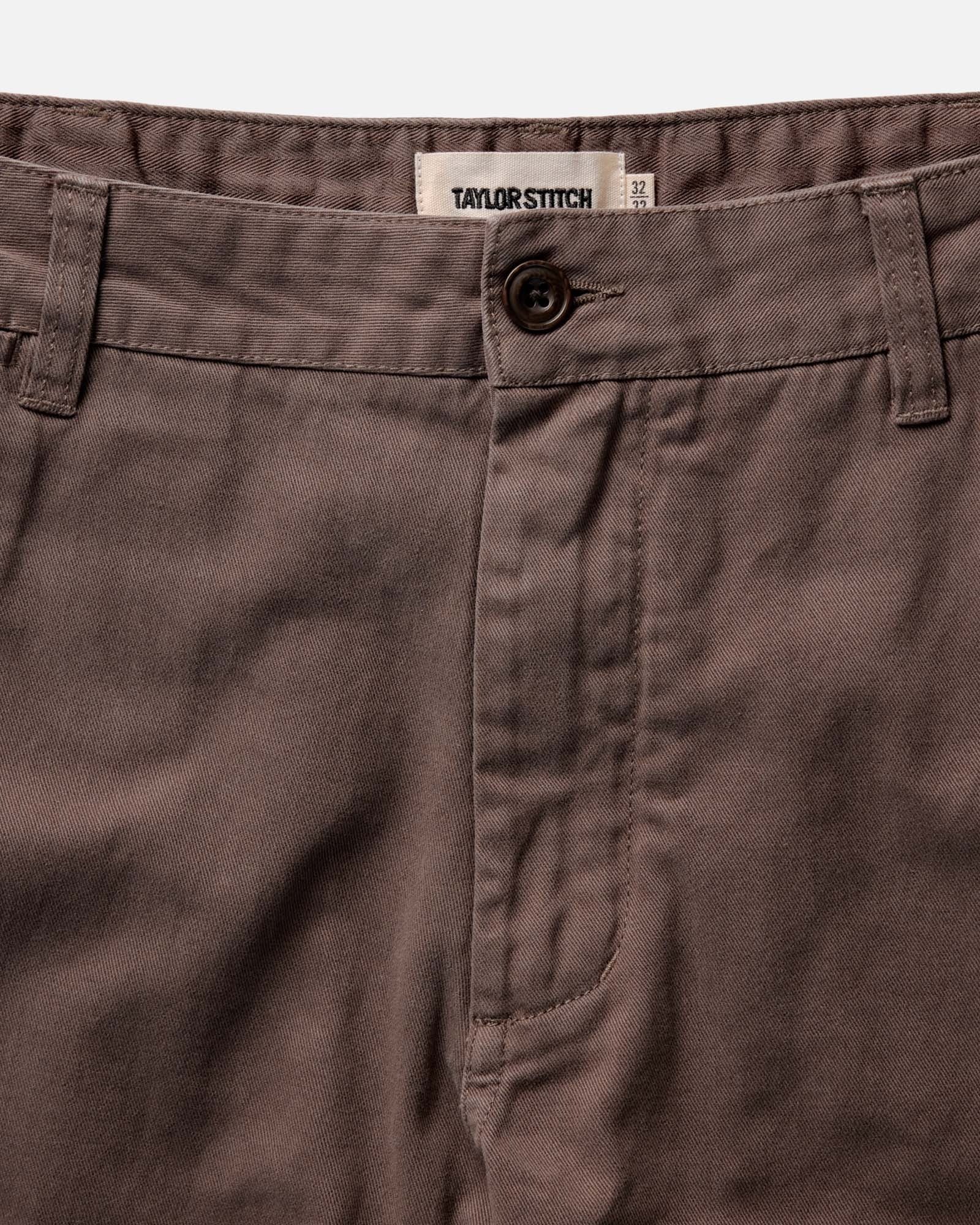 The Straight Foundation Pant in Organic Espresso - Image 6