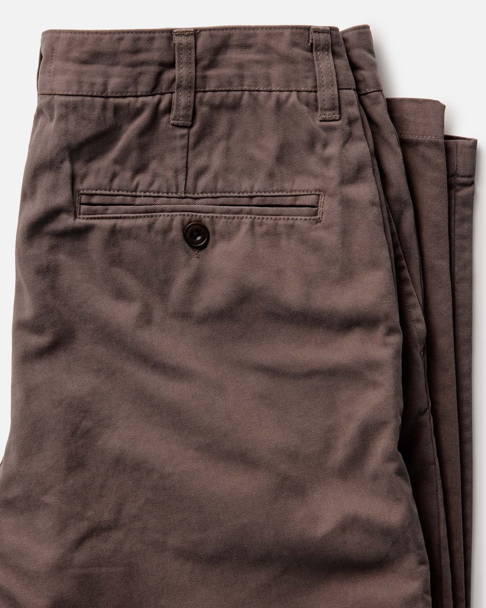The Straight Foundation Pant in Organic Espresso - Image 8